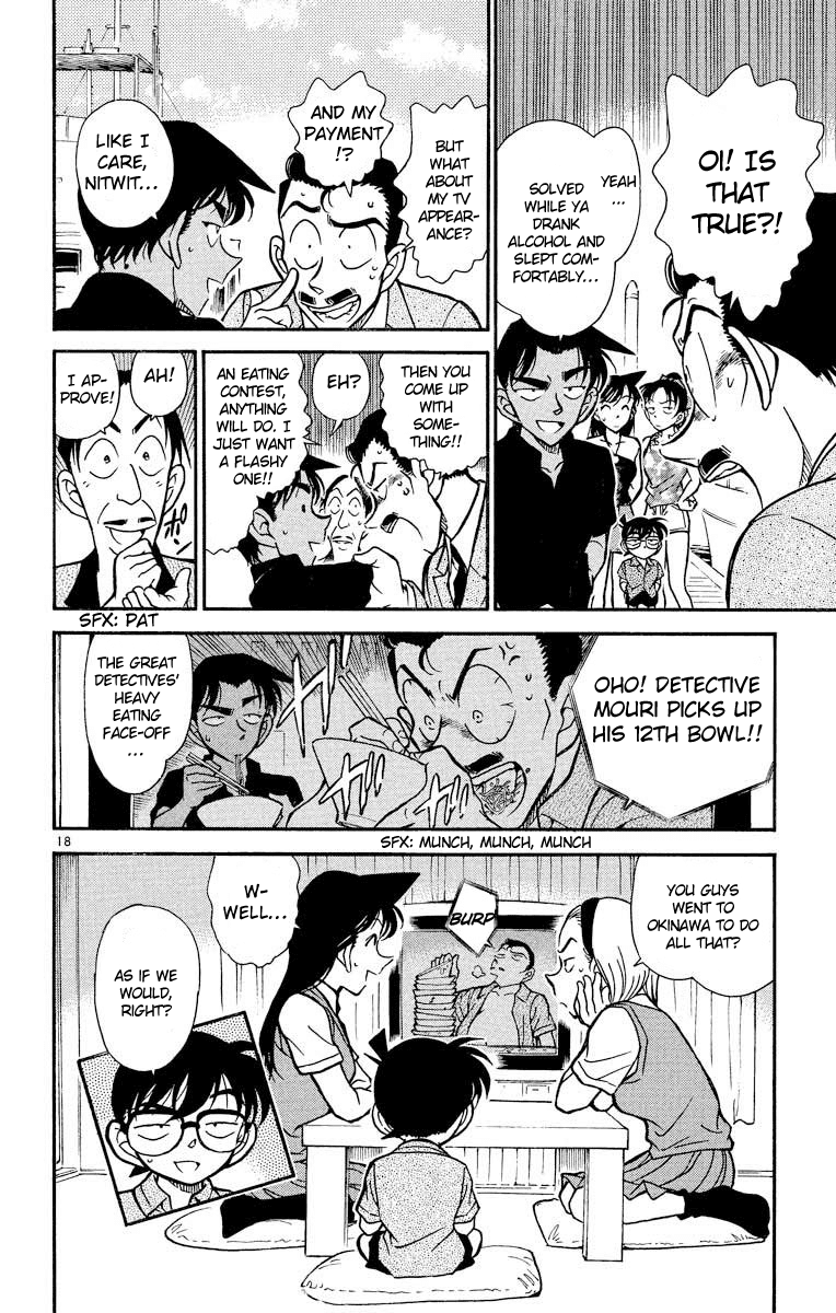 Detective Conan Chapter 365 page 19 - Chapter 365: The Princess & The Ryugu Castle