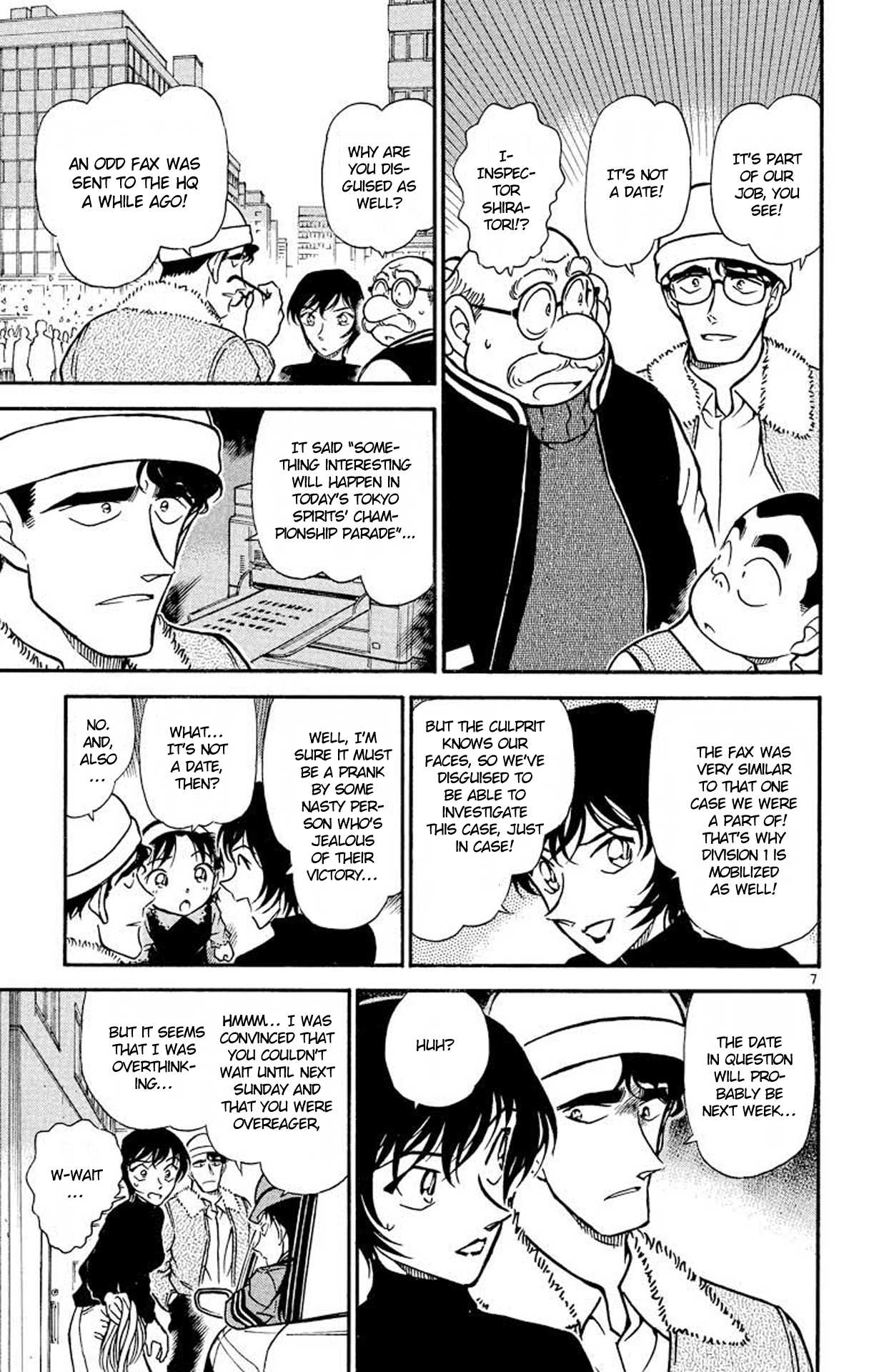 Detective Conan Chapter 366 page 8 - Chapter 366: Parade Within the Malice