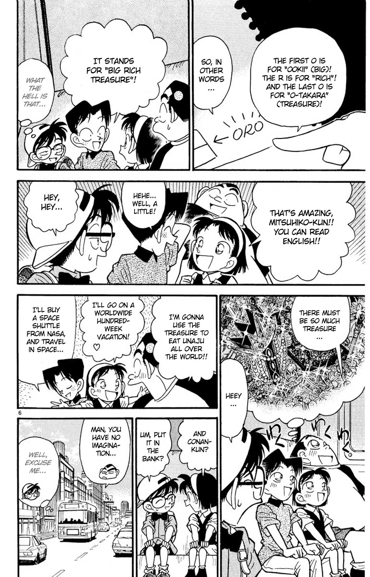 Detective Conan Chapter 37 page 7 - Chapter 37: The ABC's of Deciphering the Code Sheet