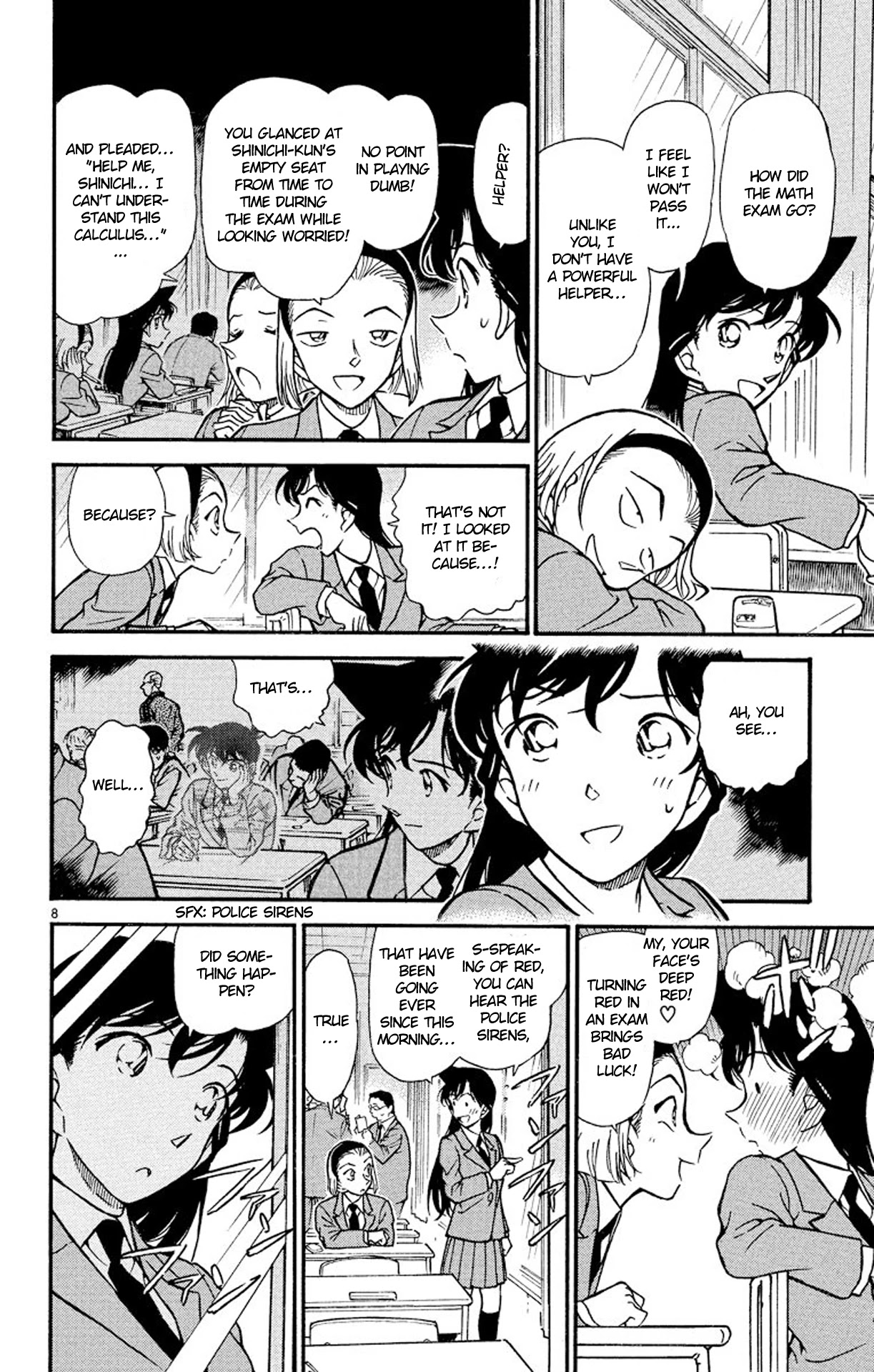 Detective Conan Chapter 371 page 9 - Chapter 371: A Red Trap