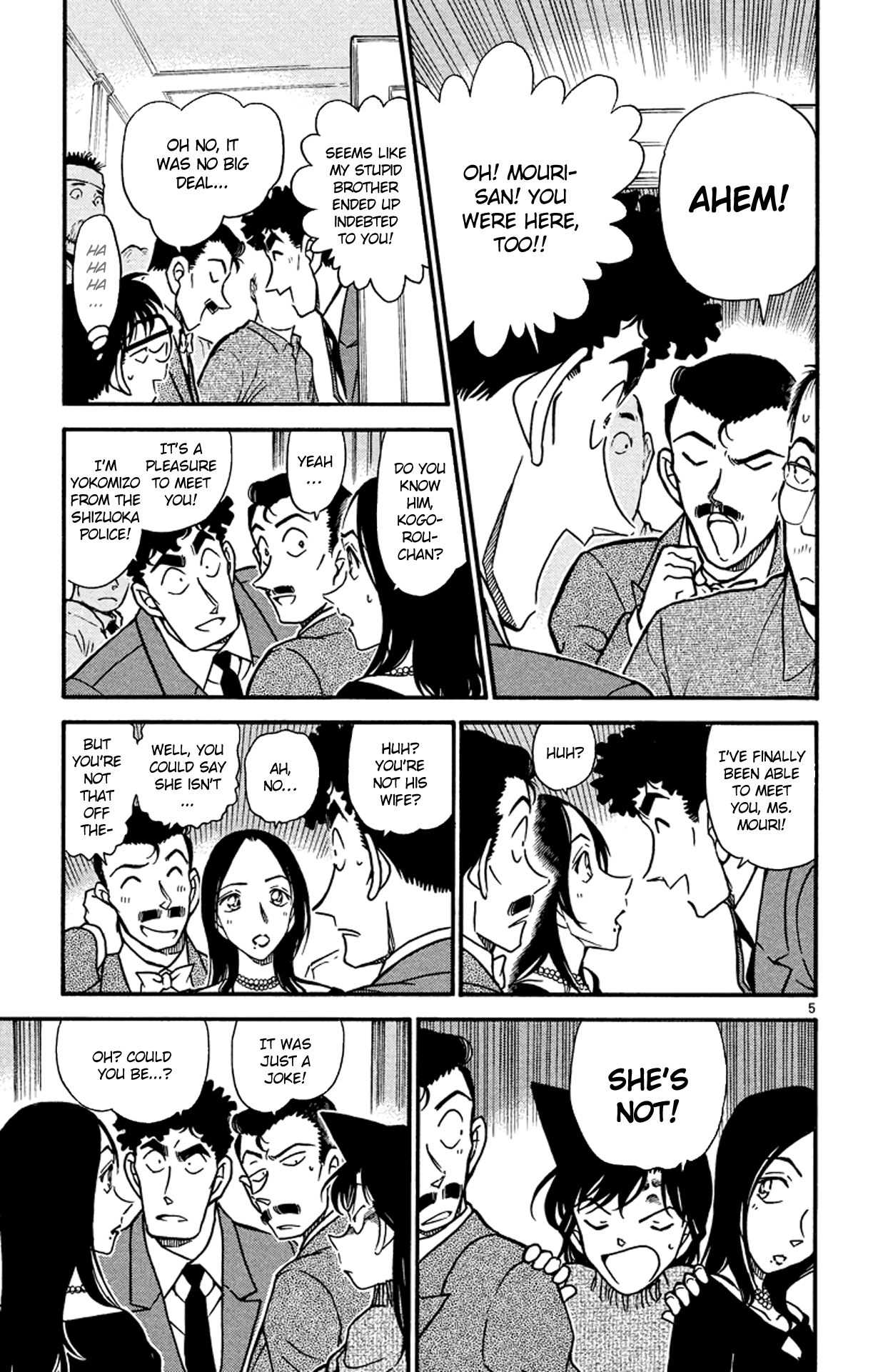 Detective Conan Chapter 375 page 6 - Chapter 375: Kogorou's Choice (2)