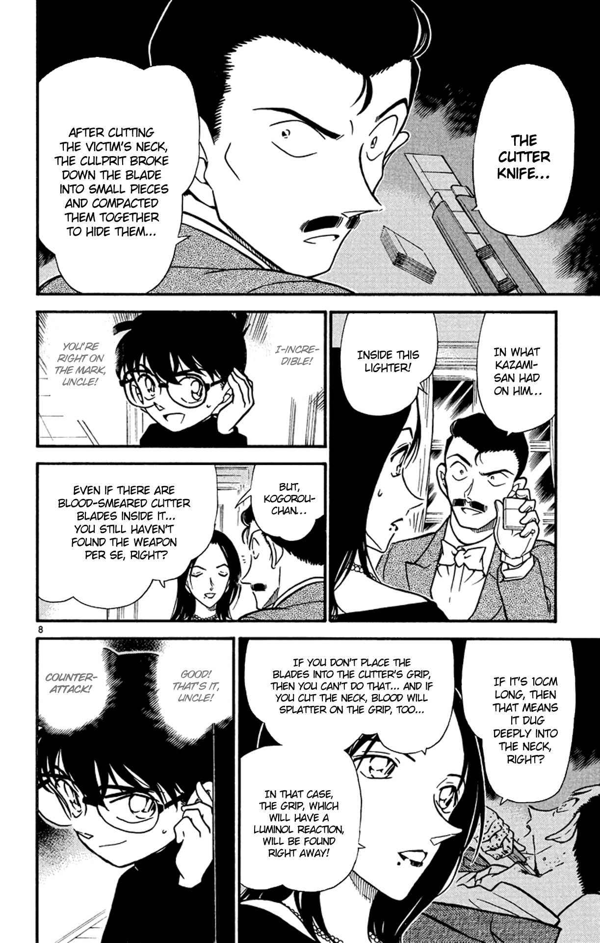 Detective Conan Chapter 376 page 9 - Chapter 376: Kogorou's Choice (3)