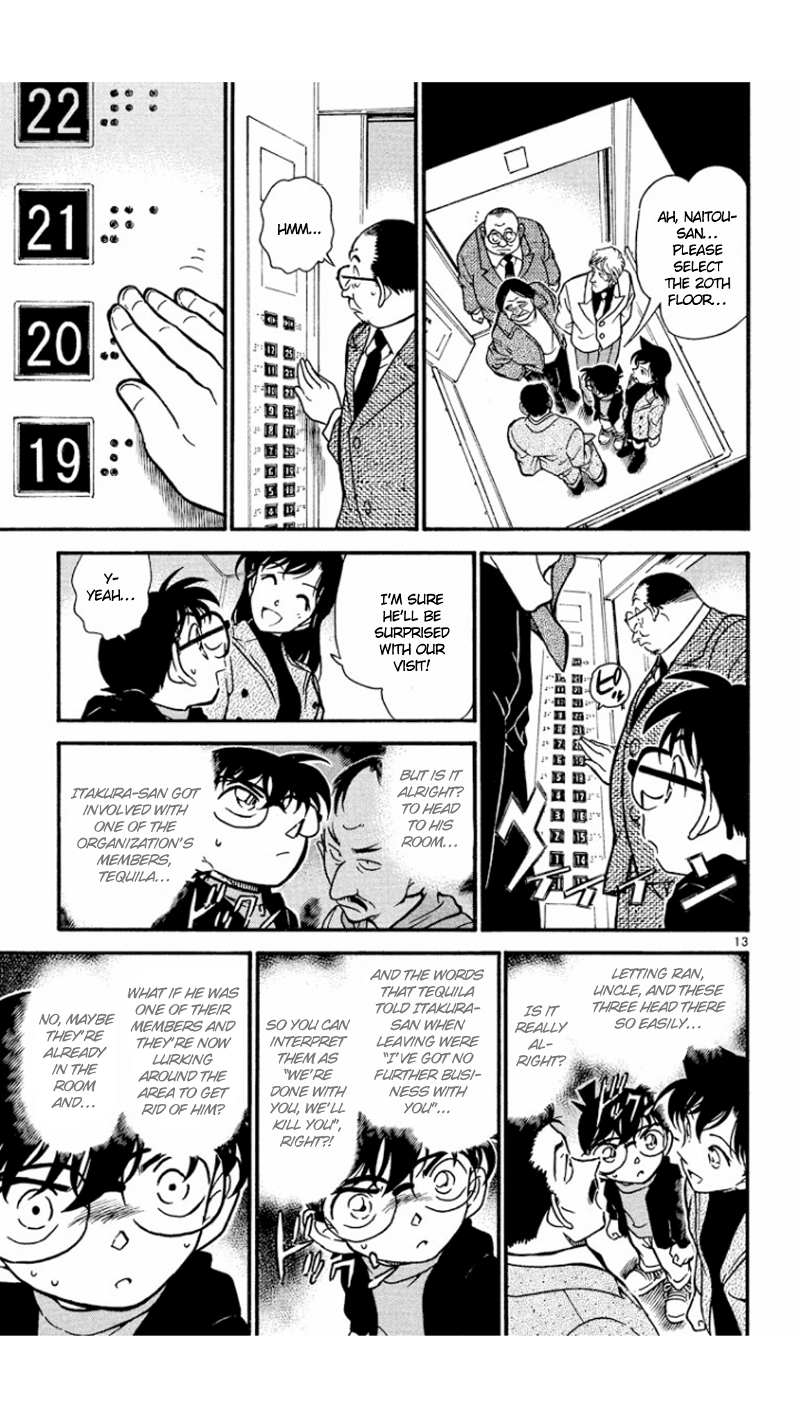 Detective Conan Chapter 377 page 14 - Chapter 377: The Dark Footsteps (1)