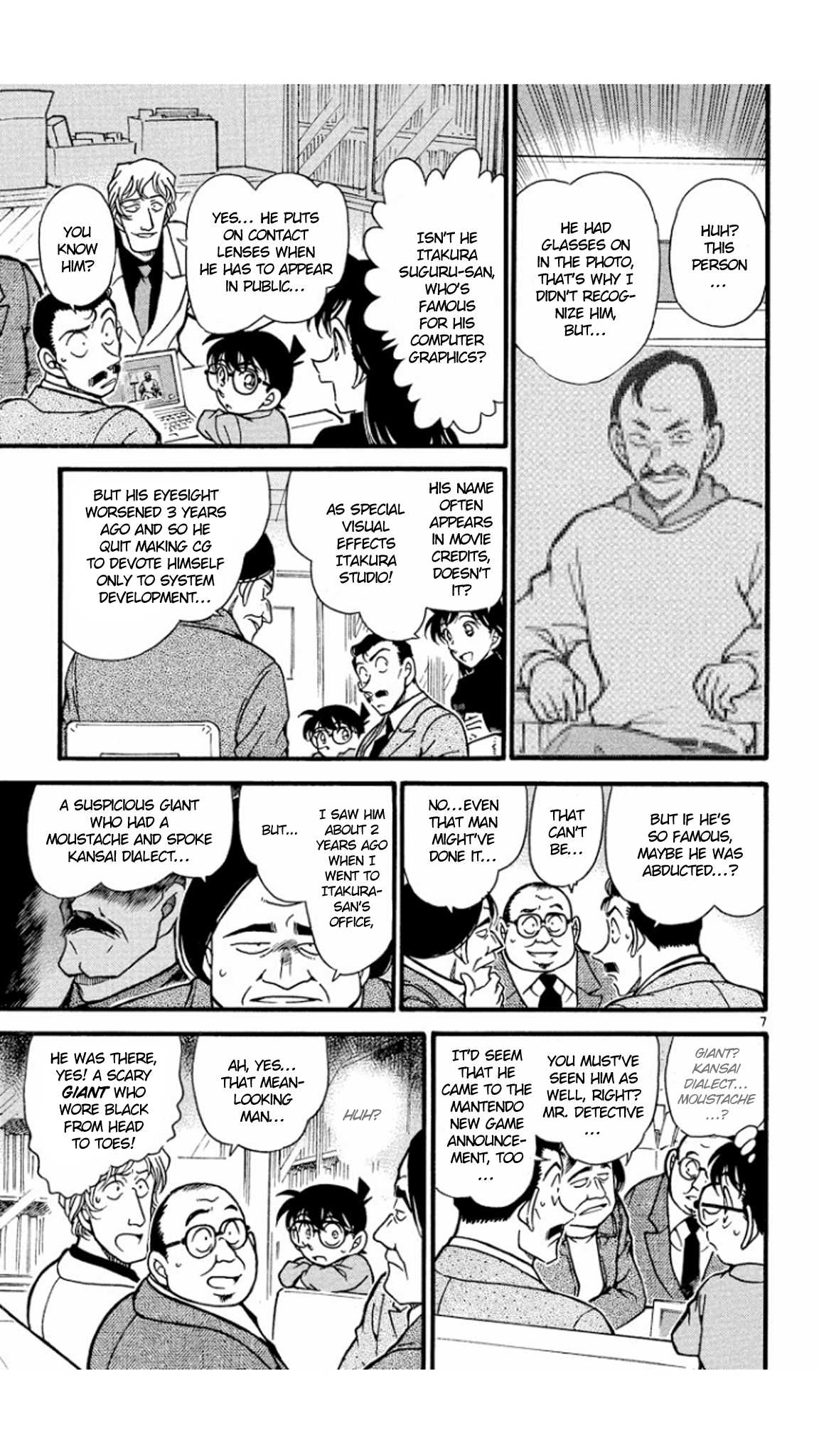 Detective Conan Chapter 377 page 8 - Chapter 377: The Dark Footsteps (1)