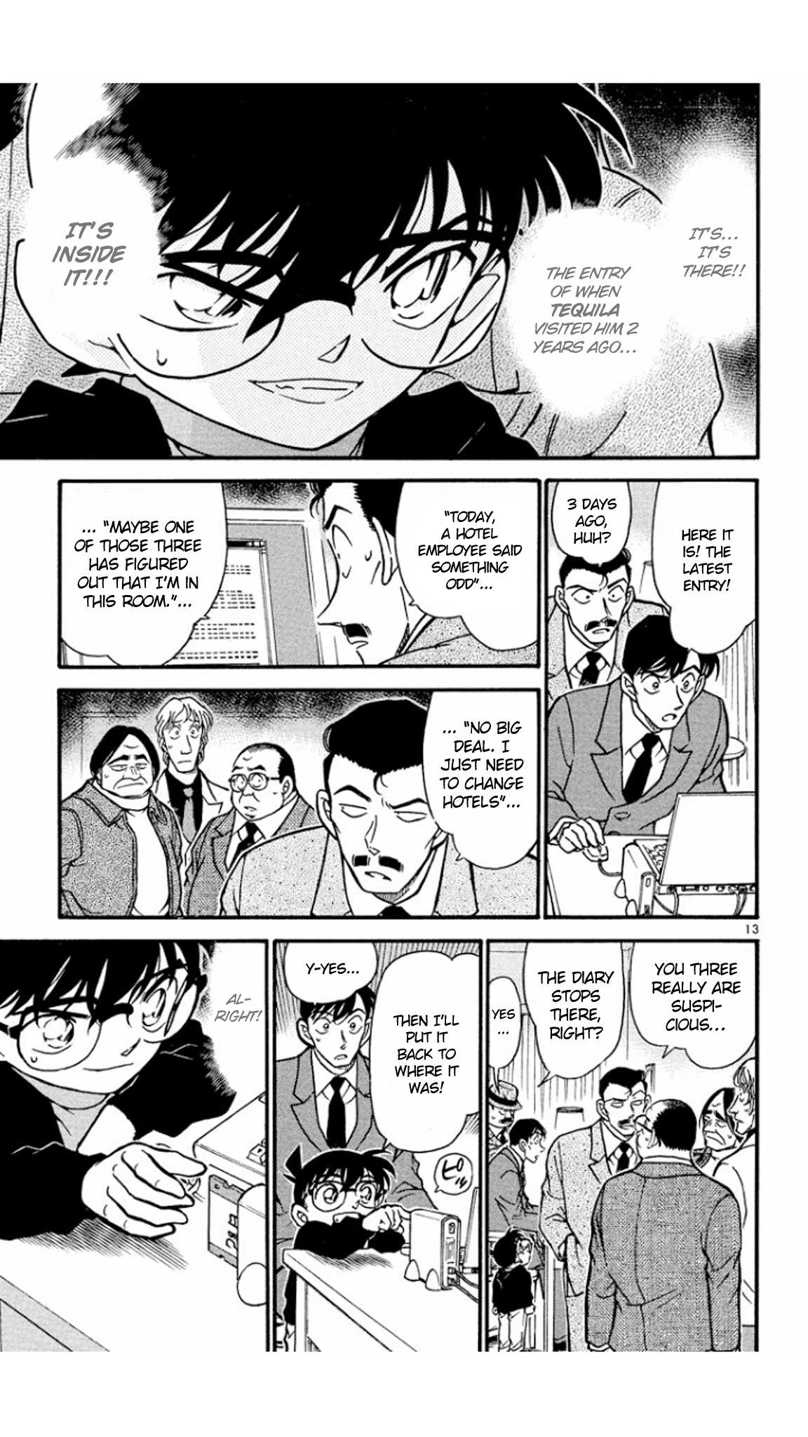 Detective Conan Chapter 378 page 14 - Chapter 378: The Dark Footsteps (2)