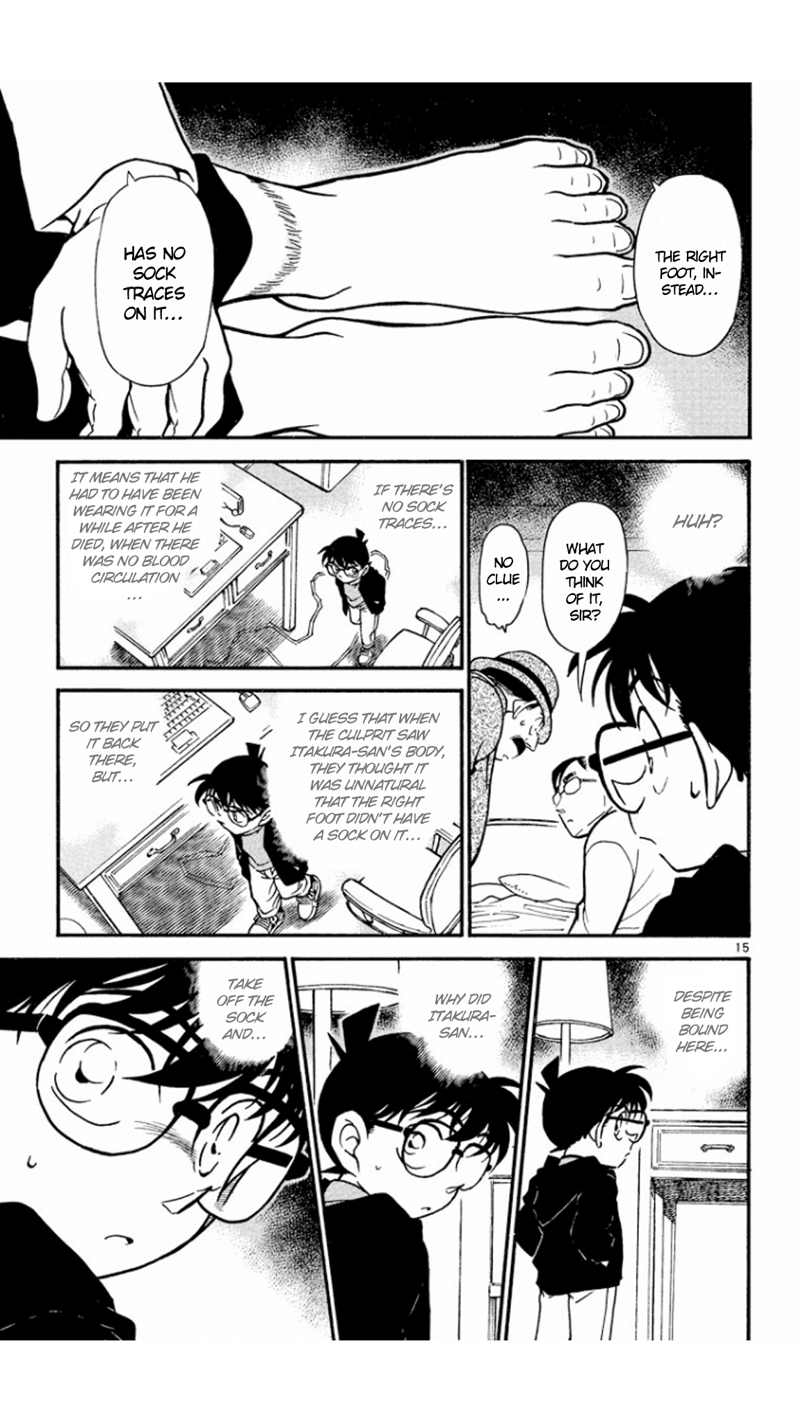 Detective Conan Chapter 378 page 16 - Chapter 378: The Dark Footsteps (2)
