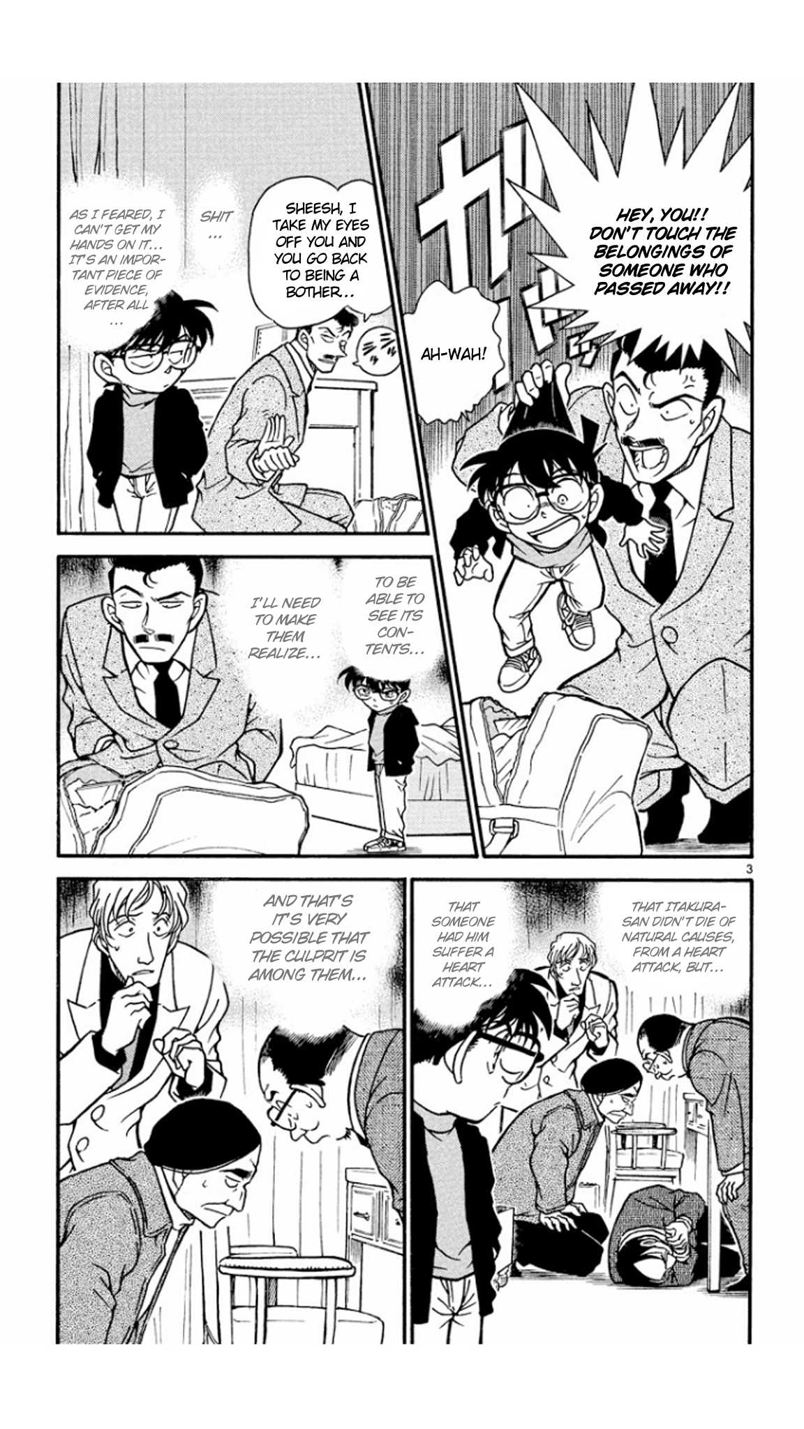 Detective Conan Chapter 378 page 4 - Chapter 378: The Dark Footsteps (2)
