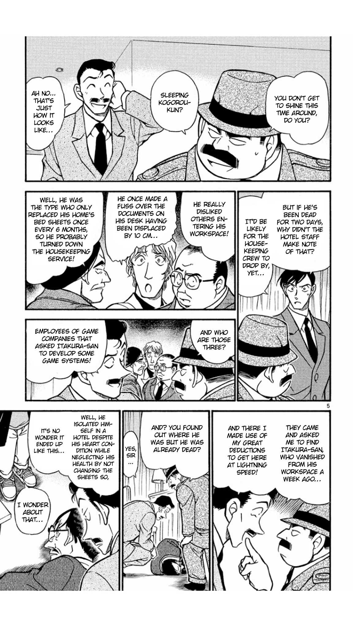 Detective Conan Chapter 378 page 6 - Chapter 378: The Dark Footsteps (2)