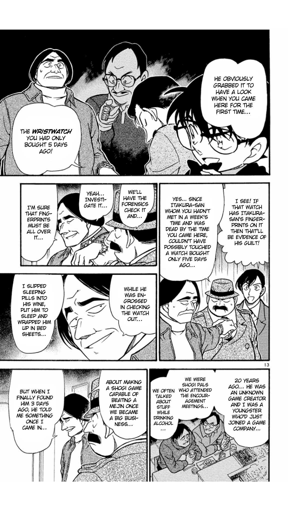 Detective Conan Chapter 379 page 14 - Chapter 379: The Dark Footsteps (3)