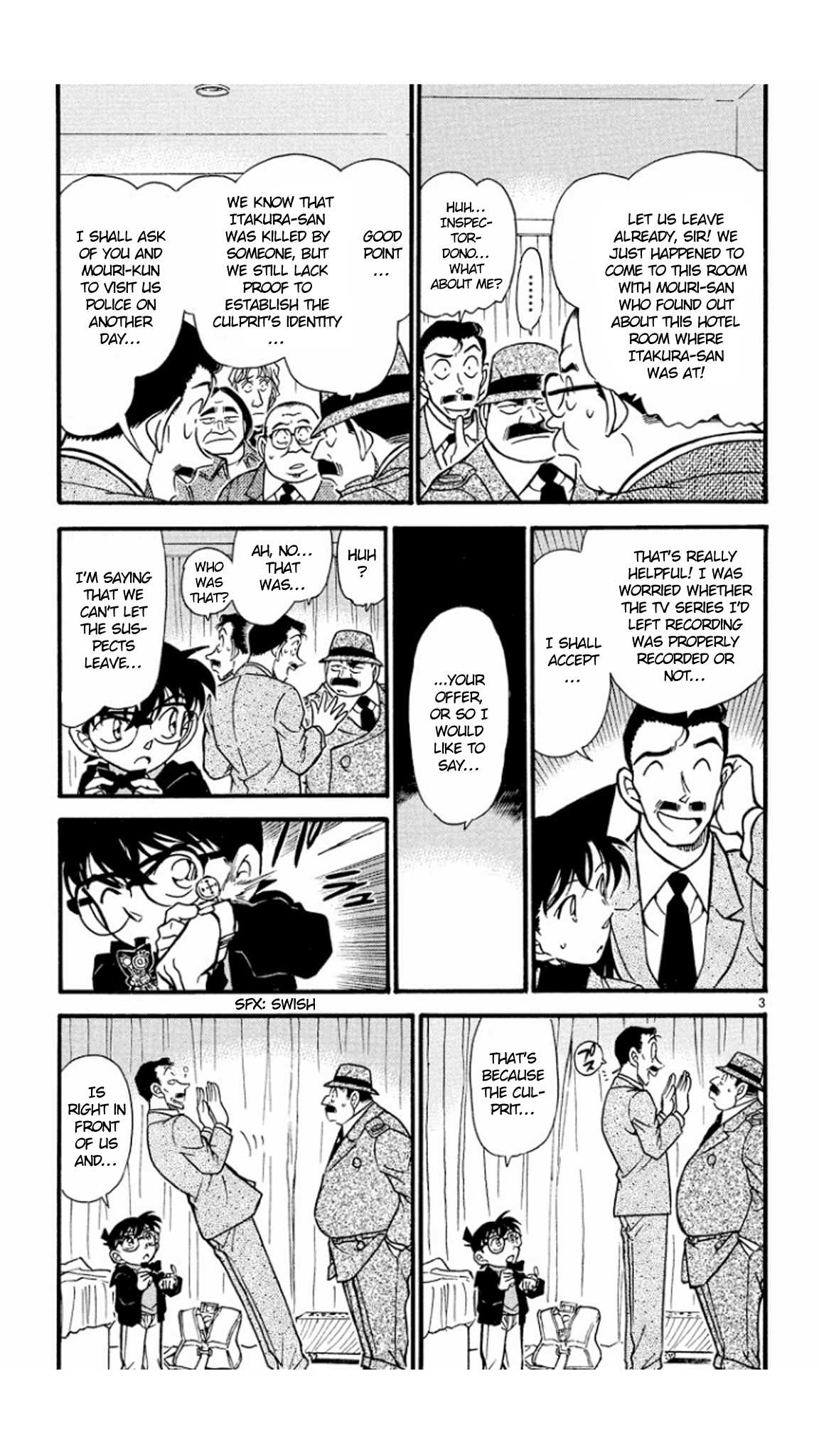 Detective Conan Chapter 379 page 4 - Chapter 379: The Dark Footsteps (3)