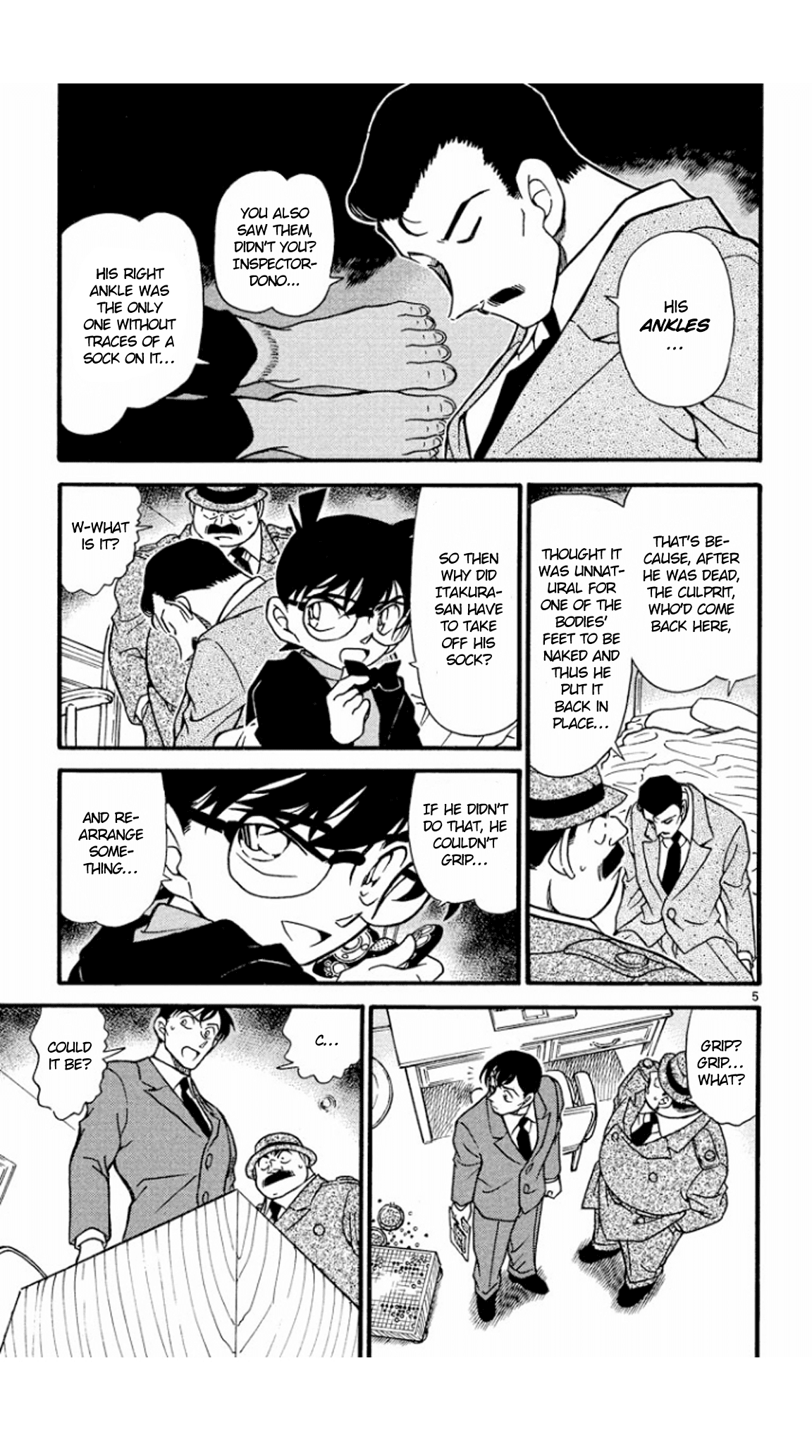 Detective Conan Chapter 379 page 6 - Chapter 379: The Dark Footsteps (3)