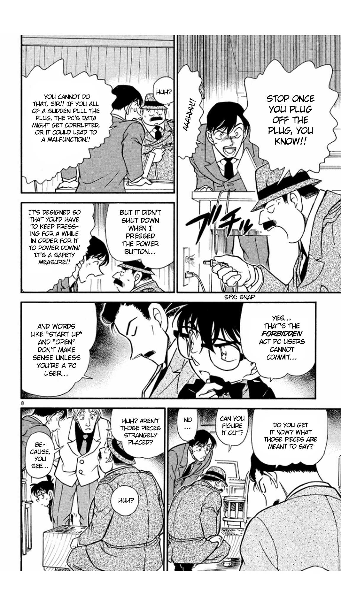 Detective Conan Chapter 379 page 9 - Chapter 379: The Dark Footsteps (3)