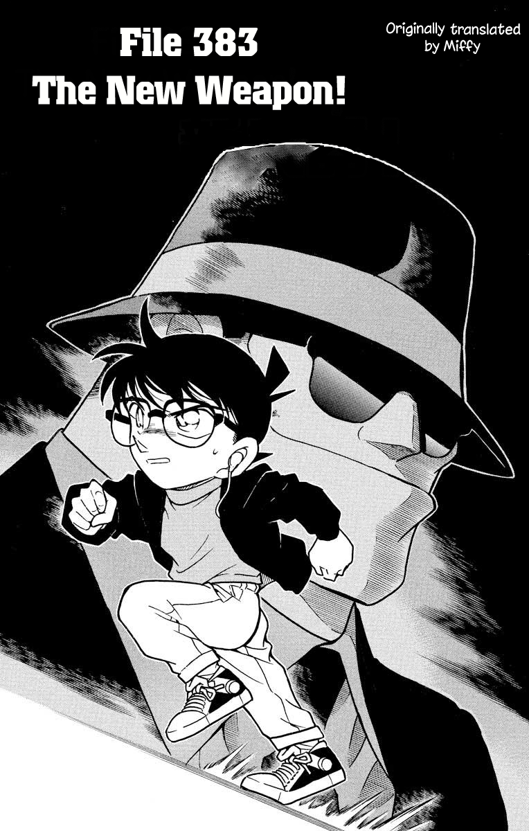 Detective Conan Chapter 383 page 1 - Chapter 383: The New Weapon!