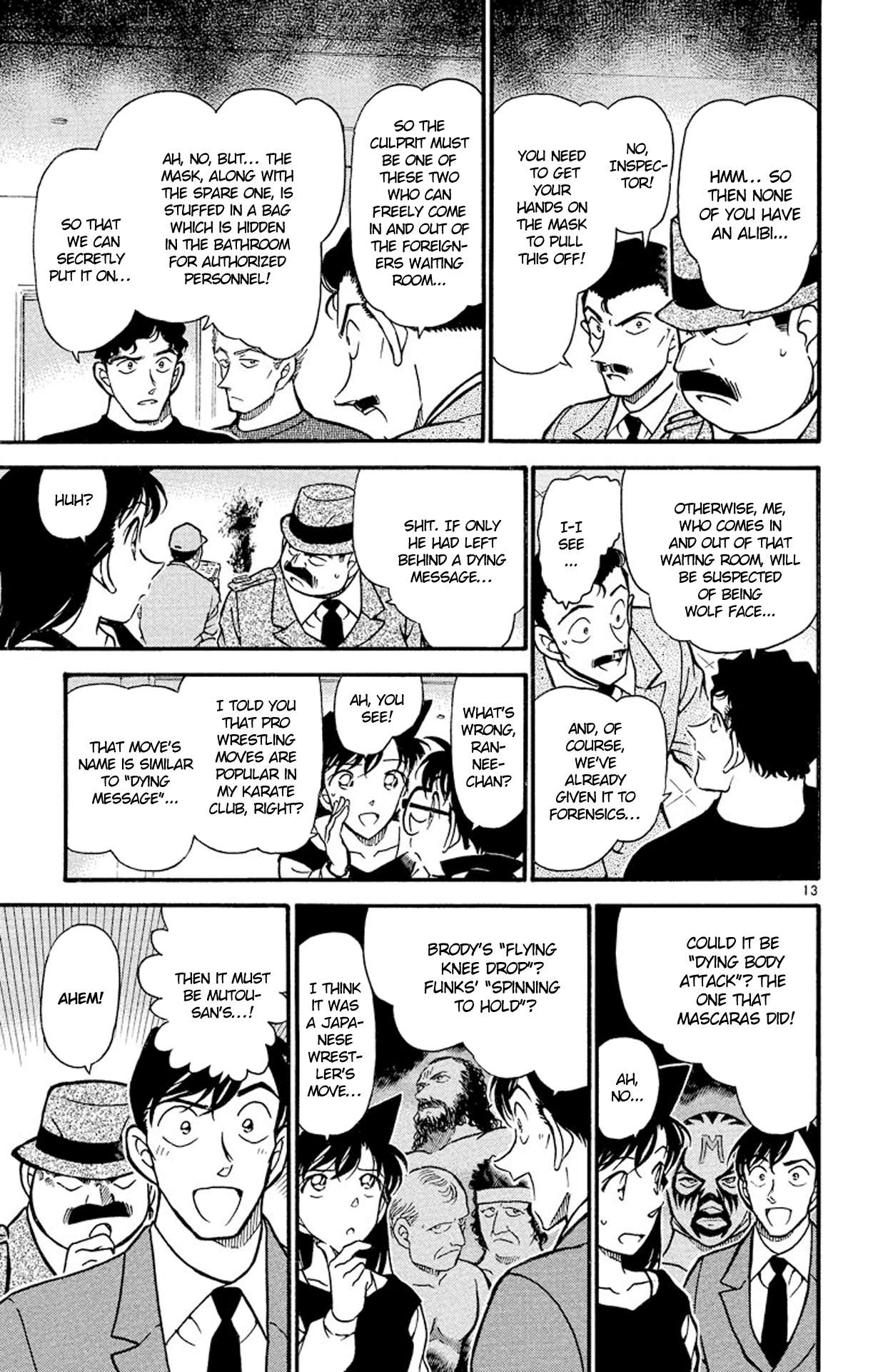 Detective Conan Chapter 388 page 14 - Chapter 388: The Wolves' Shadows