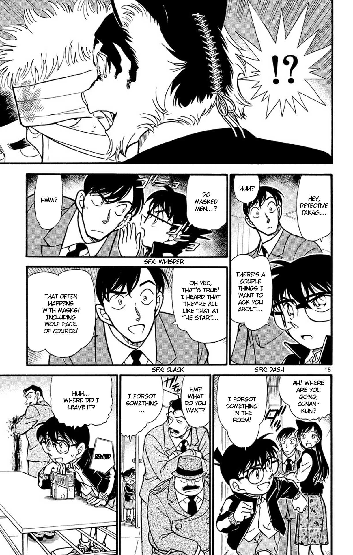 Detective Conan Chapter 388 page 16 - Chapter 388: The Wolves' Shadows