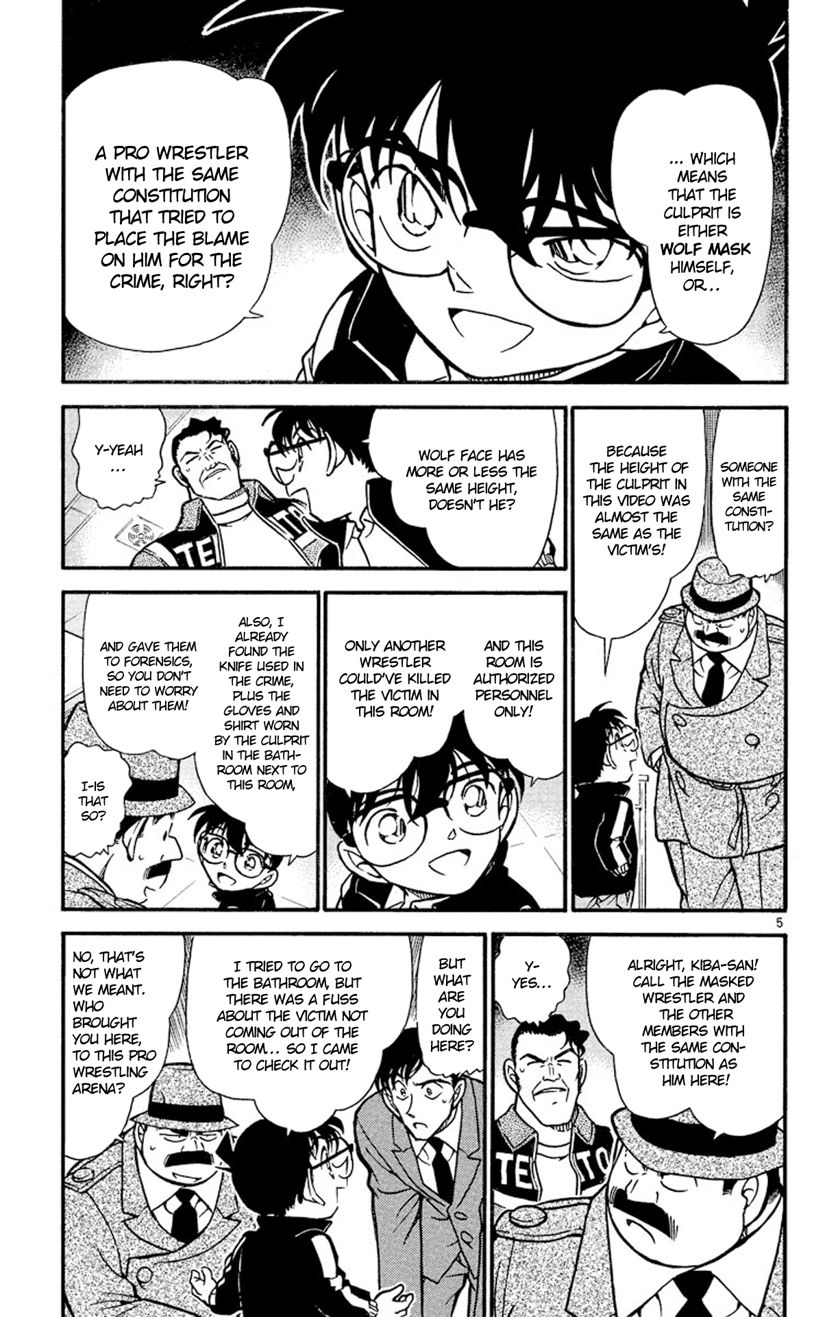 Detective Conan Chapter 388 page 6 - Chapter 388: The Wolves' Shadows