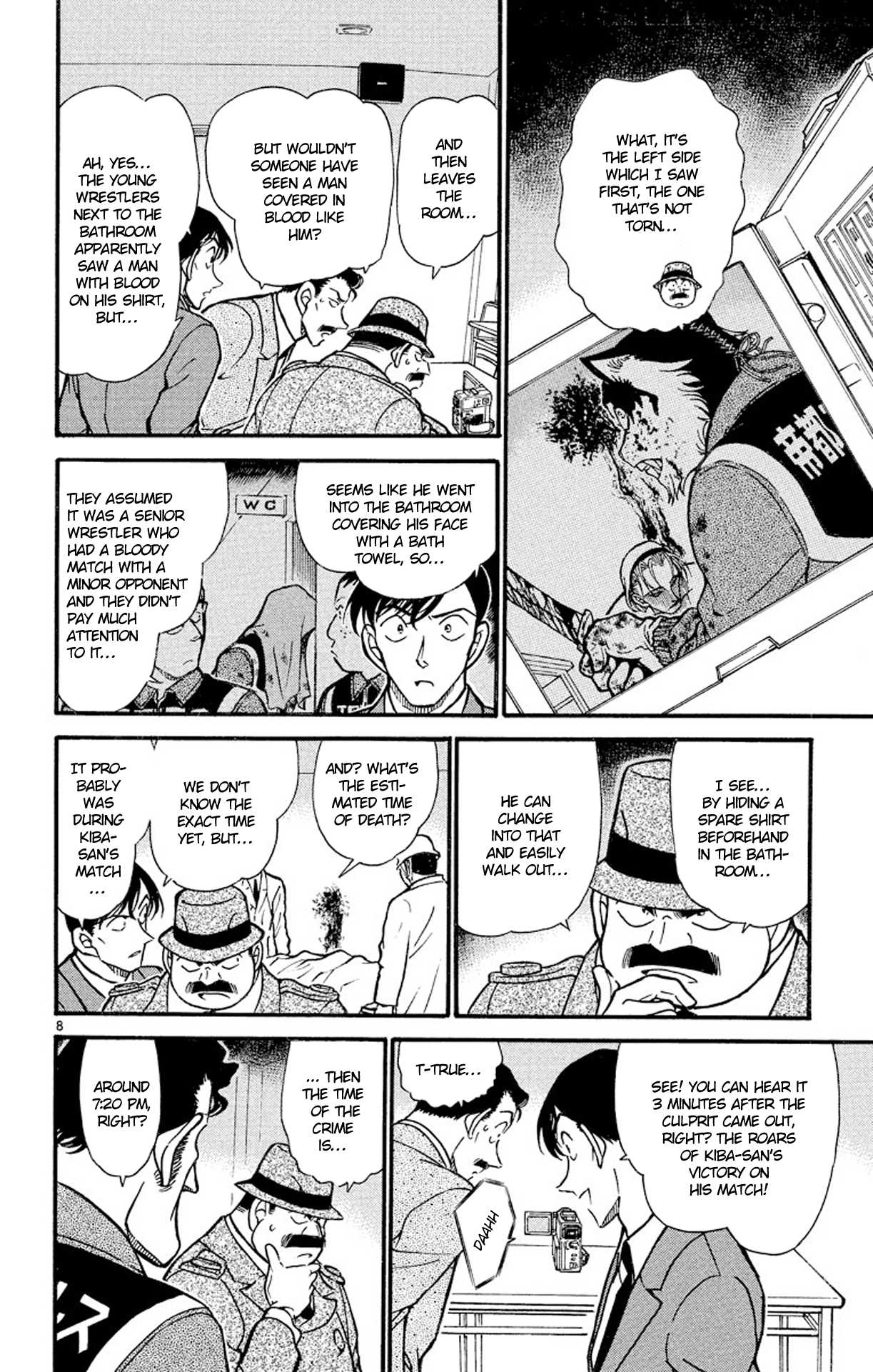 Detective Conan Chapter 388 page 9 - Chapter 388: The Wolves' Shadows