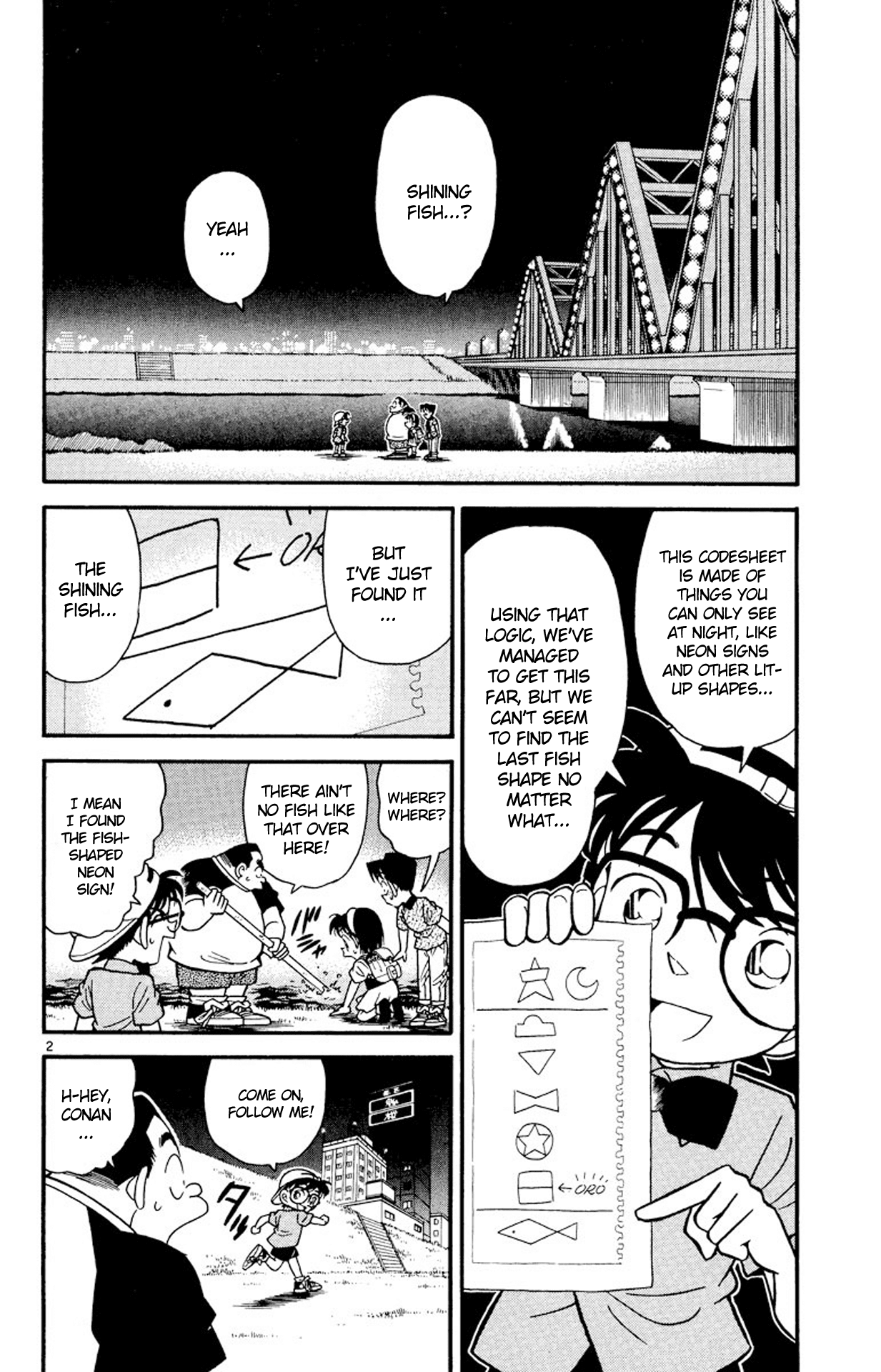 Detective Conan Chapter 39 page 3 - Chapter 39: The Shining Fish's True Form