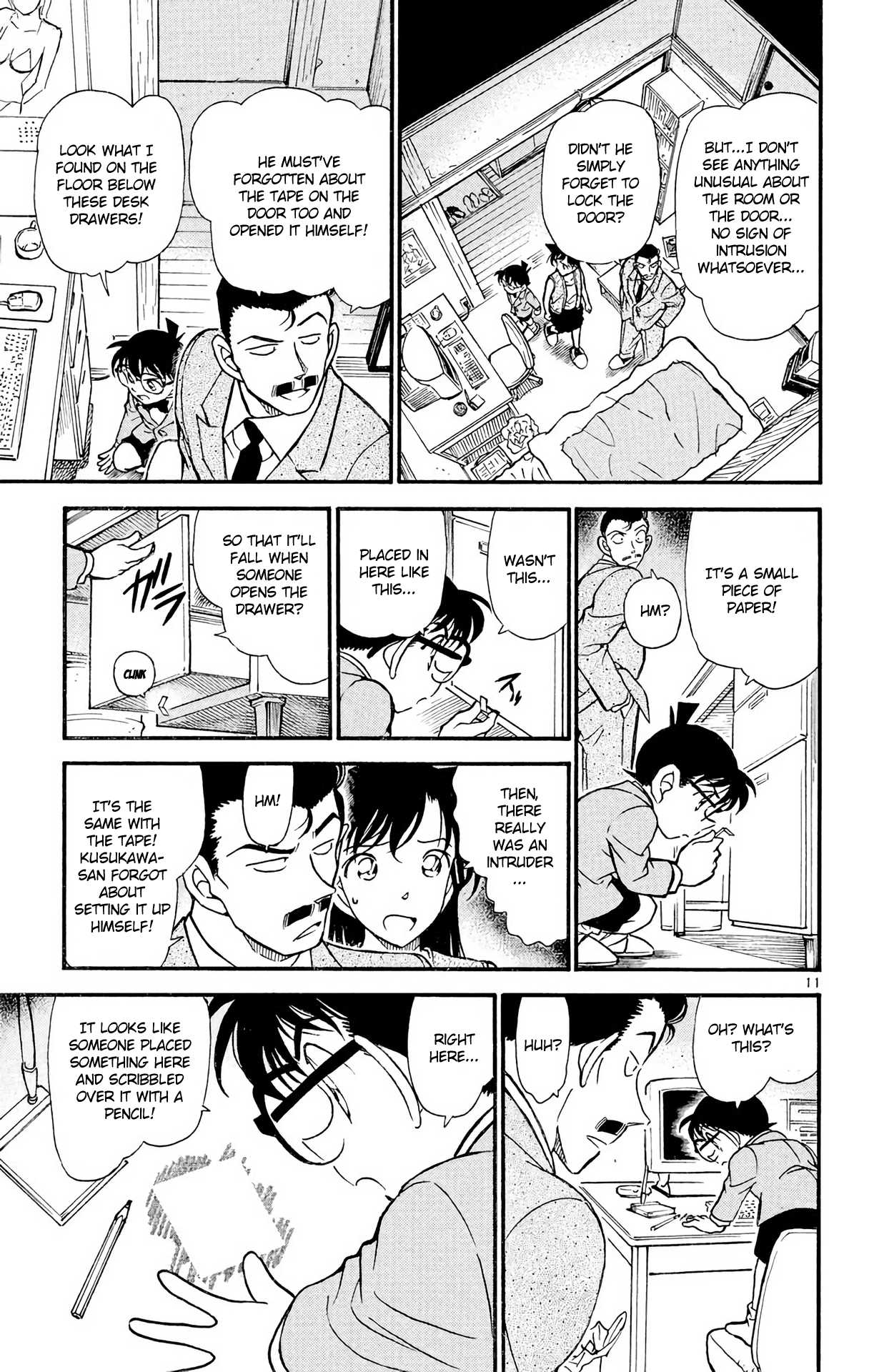 Detective Conan Chapter 390 page 12 - Chapter 390: Heiji & Kazuha in Grave Danger (1)