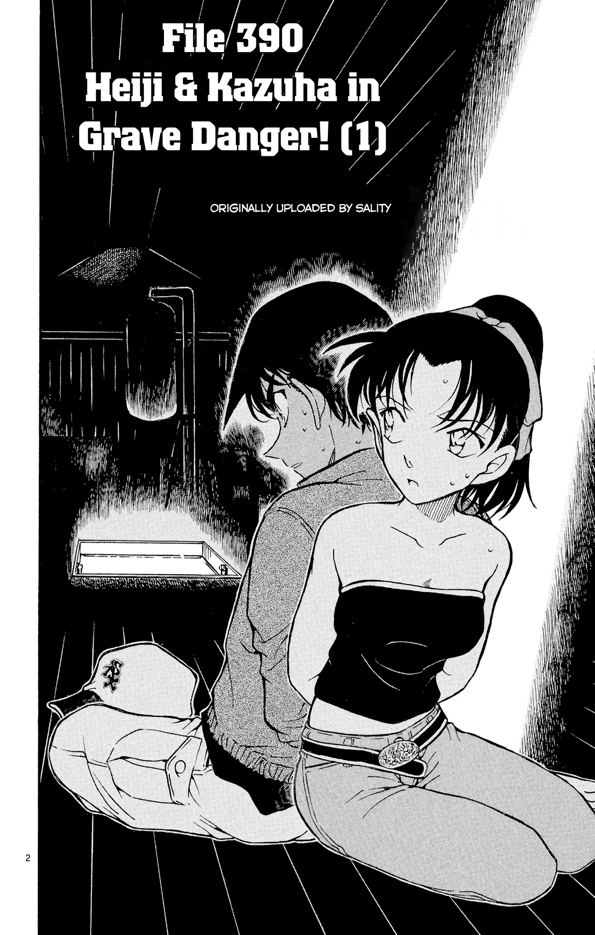 Detective Conan Chapter 390 page 3 - Chapter 390: Heiji & Kazuha in Grave Danger (1)