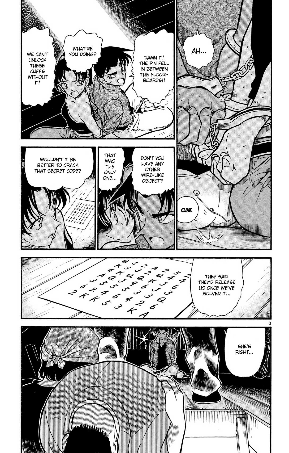 Detective Conan Chapter 390 page 4 - Chapter 390: Heiji & Kazuha in Grave Danger (1)