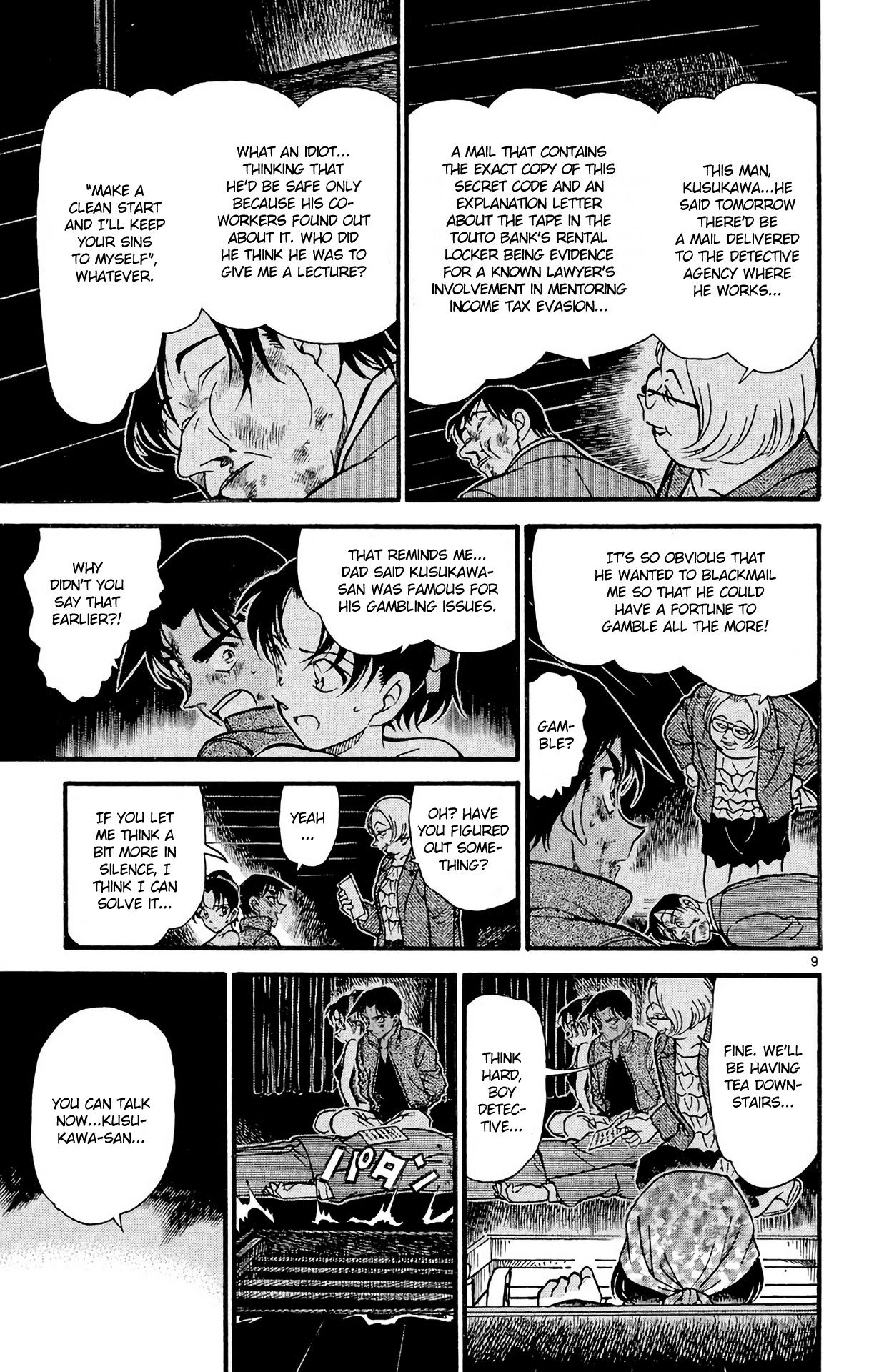 Detective Conan Chapter 391 page 10 - Chapter 391: Heiji & Kazuha in Grave Danger (2)