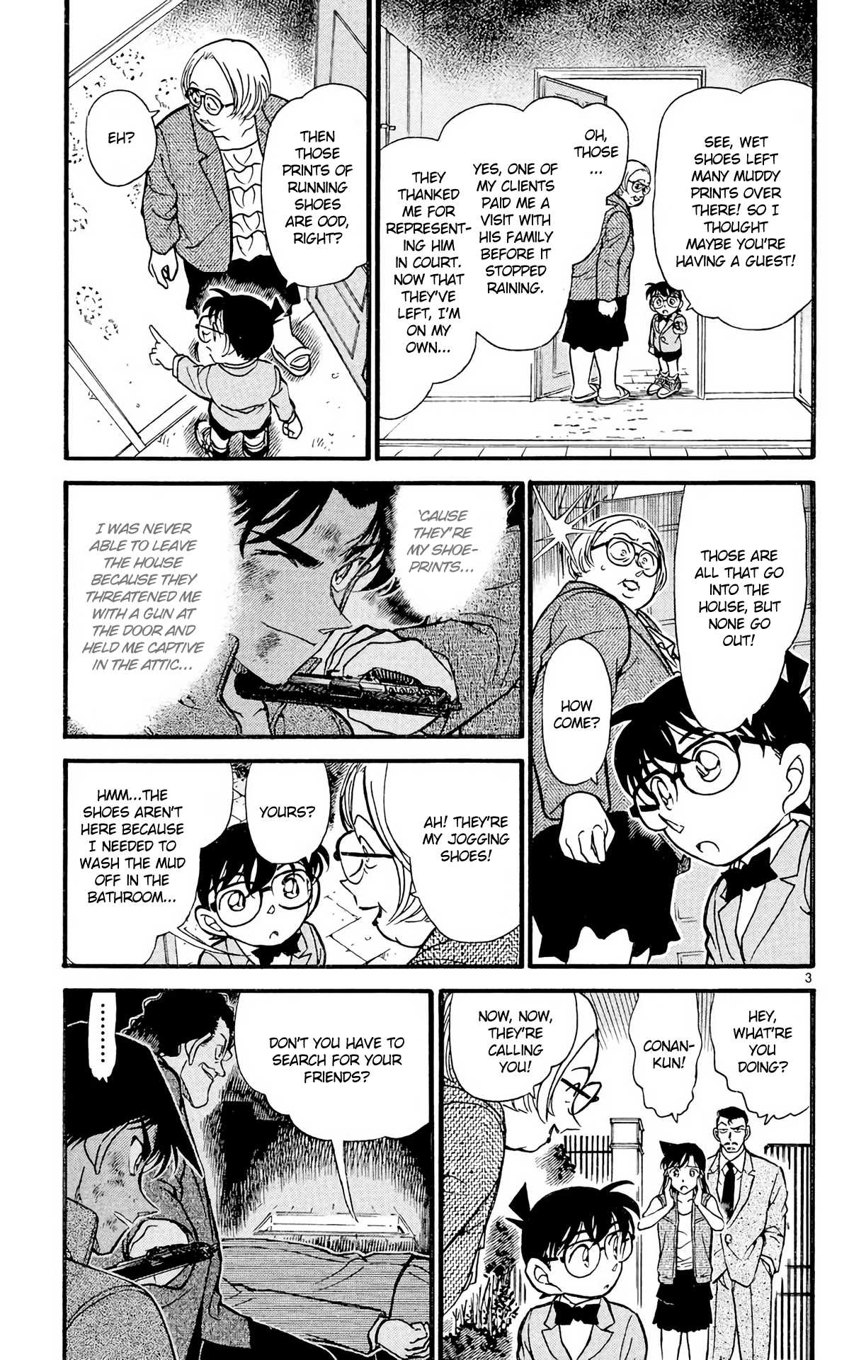 Detective Conan Chapter 391 page 4 - Chapter 391: Heiji & Kazuha in Grave Danger (2)