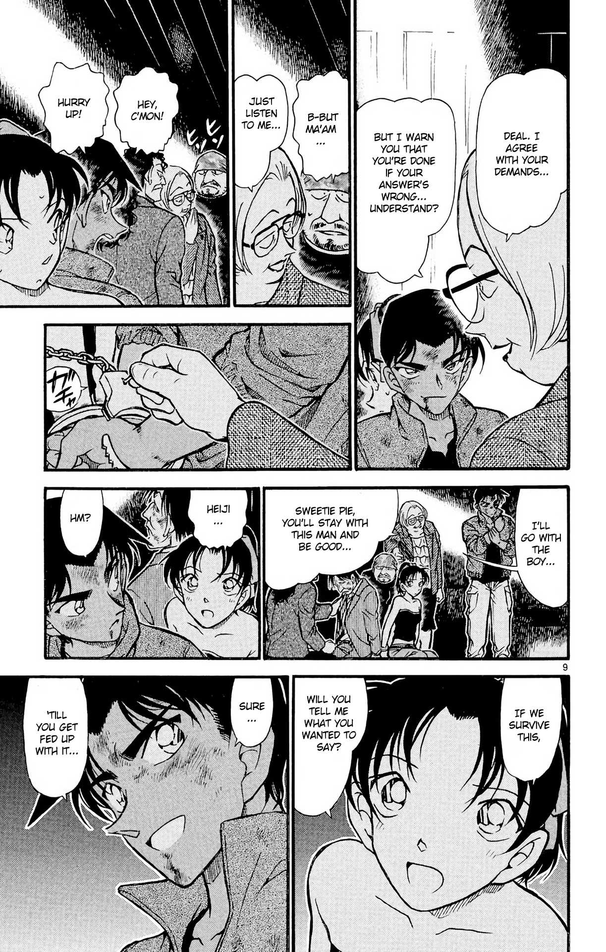 Detective Conan Chapter 392 page 10 - Chapter 392: Heiji and Kazuha in Grave Danger (3)
