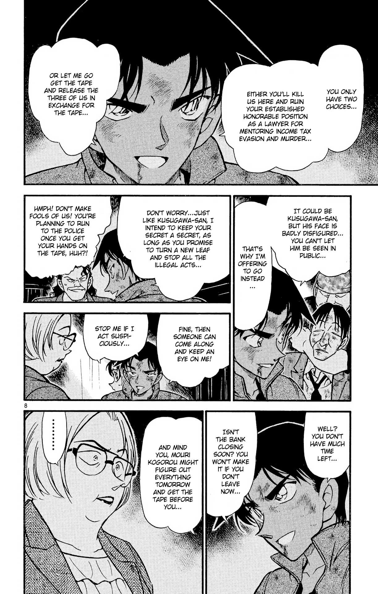 Detective Conan Chapter 392 page 9 - Chapter 392: Heiji and Kazuha in Grave Danger (3)