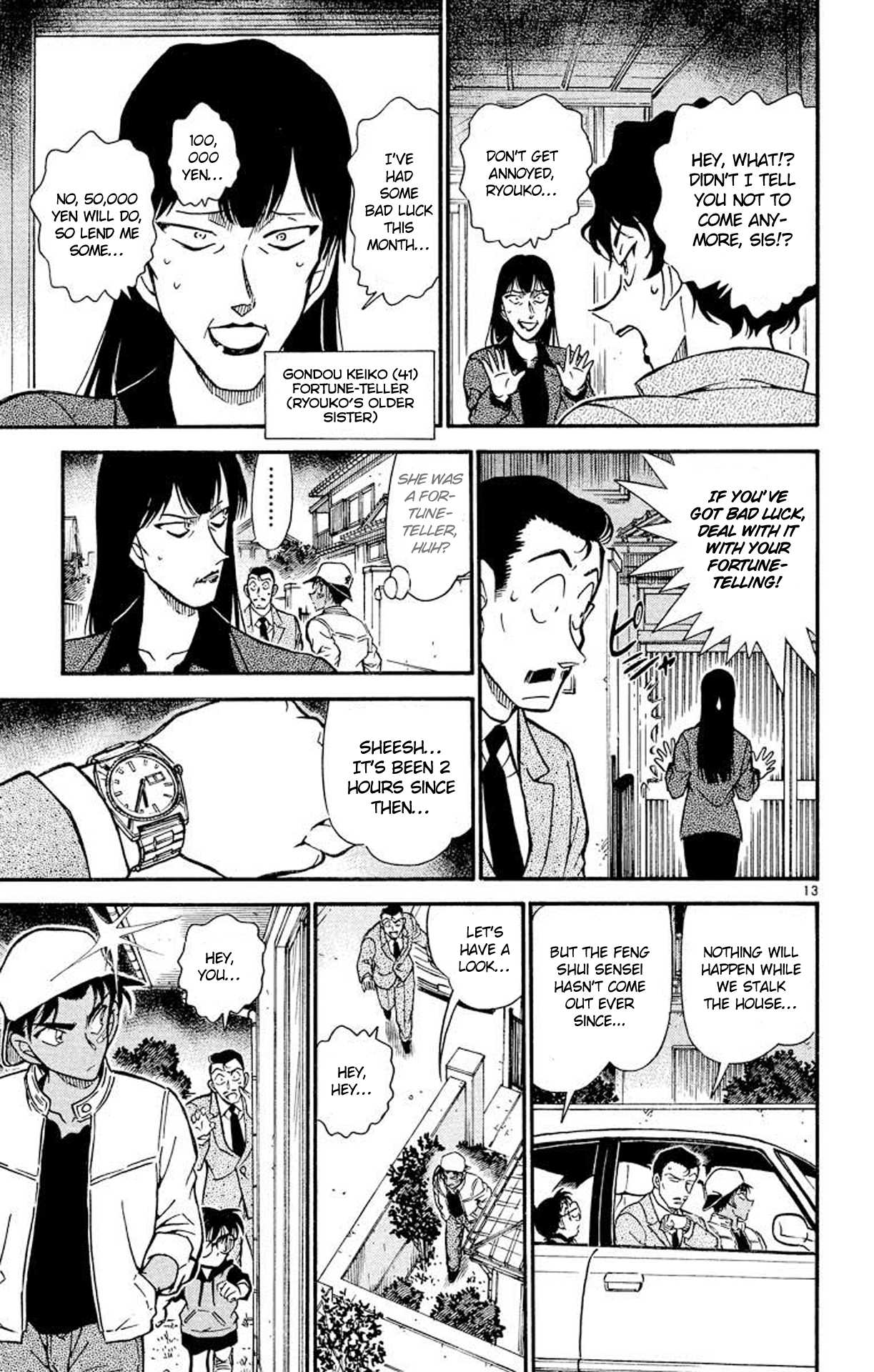Detective Conan Chapter 393 page 14 - Chapter 393: The Tempting Red Horse