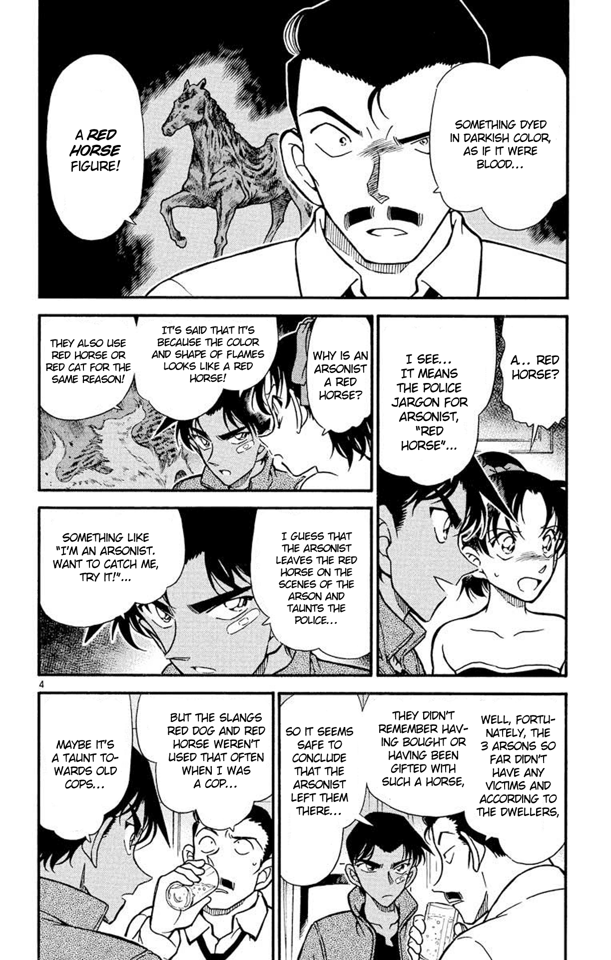 Detective Conan Chapter 393 page 5 - Chapter 393: The Tempting Red Horse