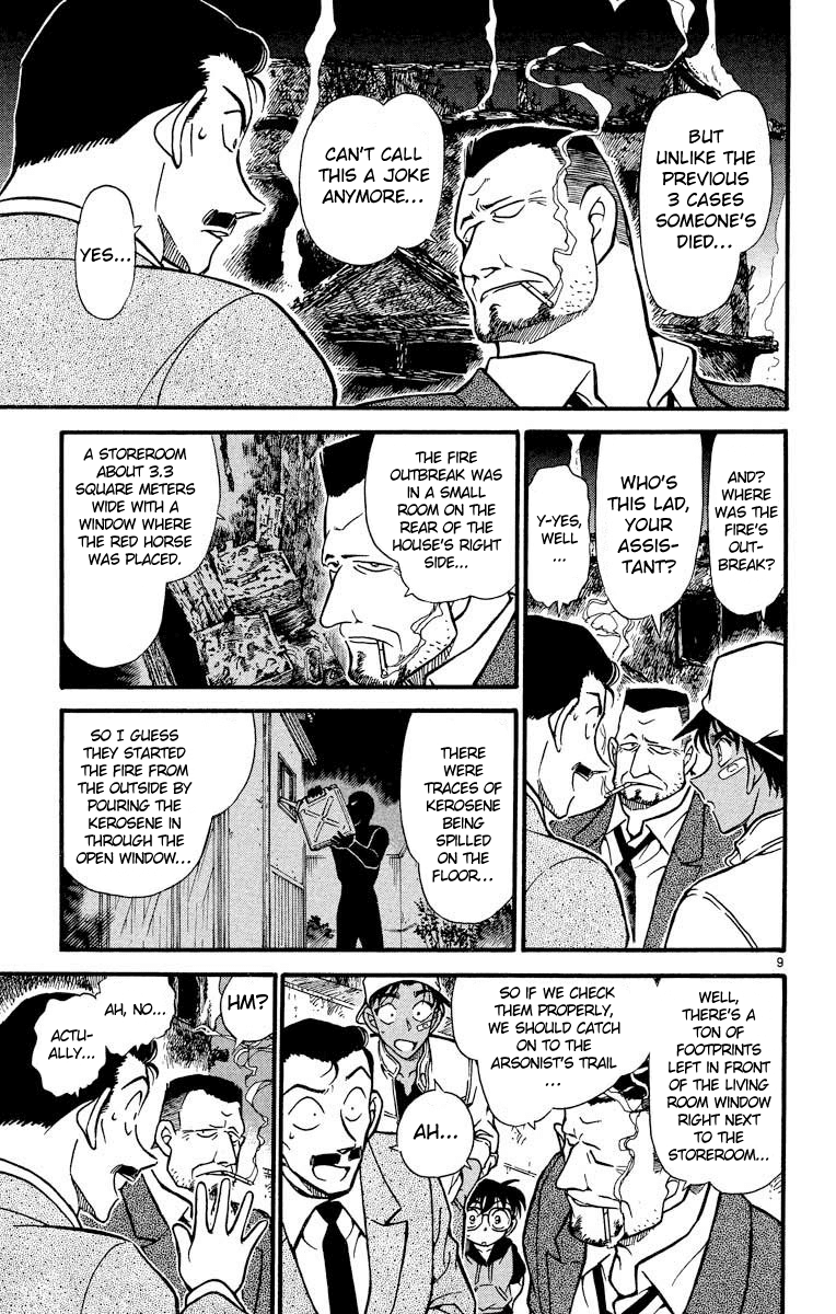 Detective Conan Chapter 394 page 10 - Chapter 394: The Red Horse's Shadow