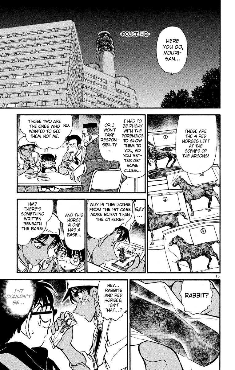 Detective Conan Chapter 394 page 16 - Chapter 394: The Red Horse's Shadow