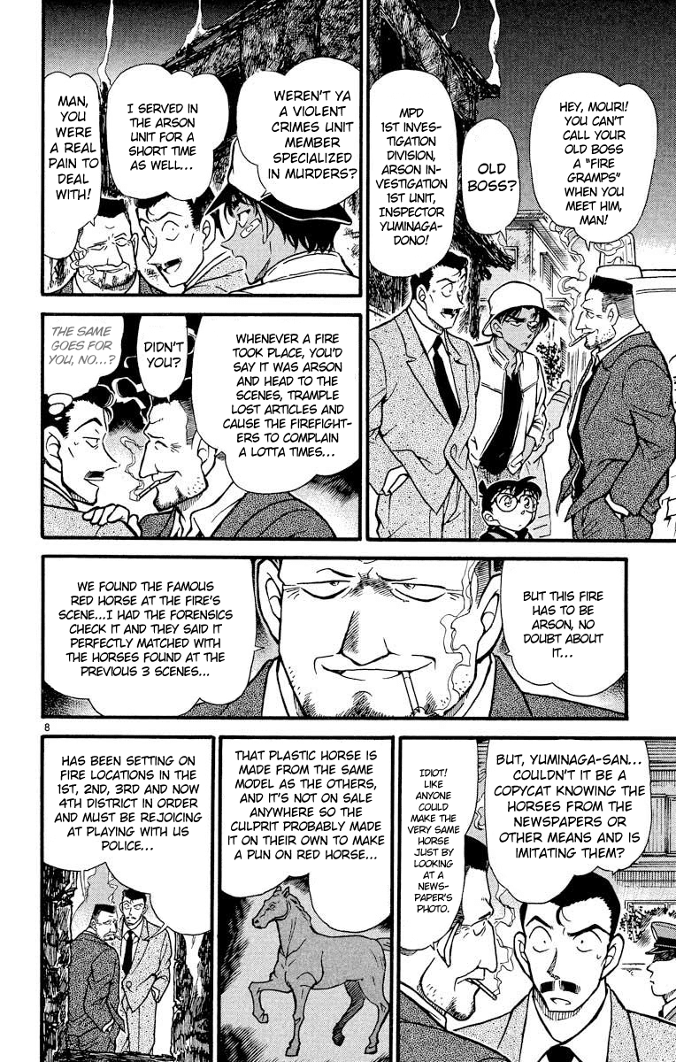 Detective Conan Chapter 394 page 9 - Chapter 394: The Red Horse's Shadow