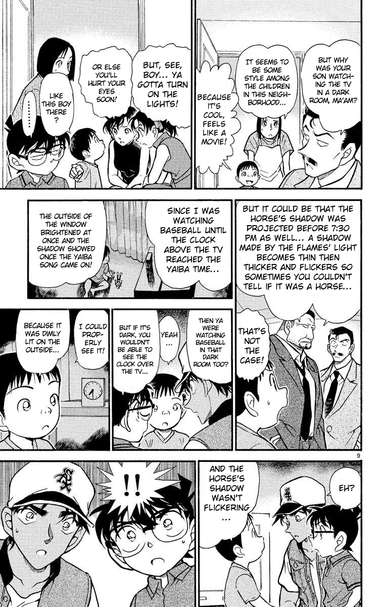 Detective Conan Chapter 396 page 10 - Chapter 396: The Red Horse's Witness