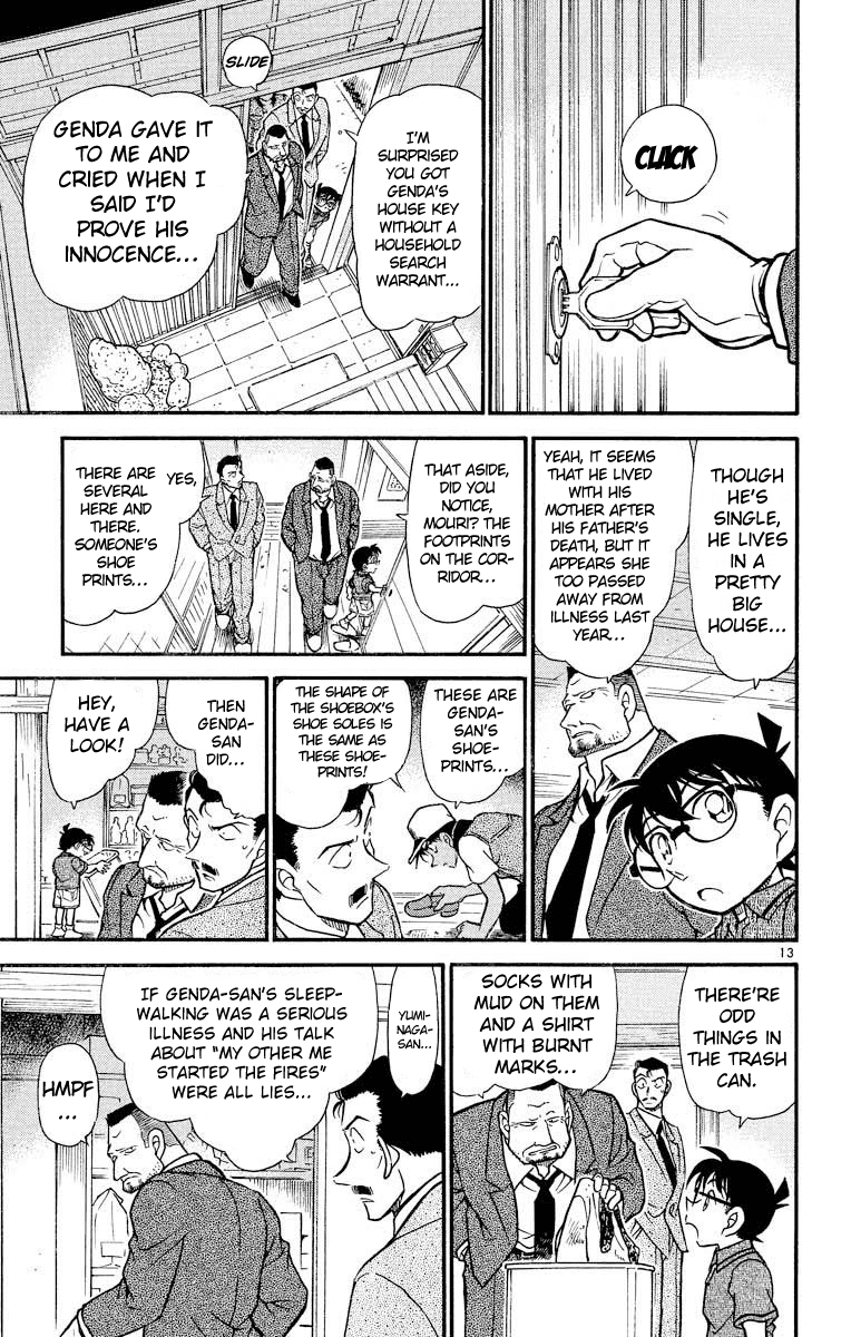 Detective Conan Chapter 396 page 14 - Chapter 396: The Red Horse's Witness