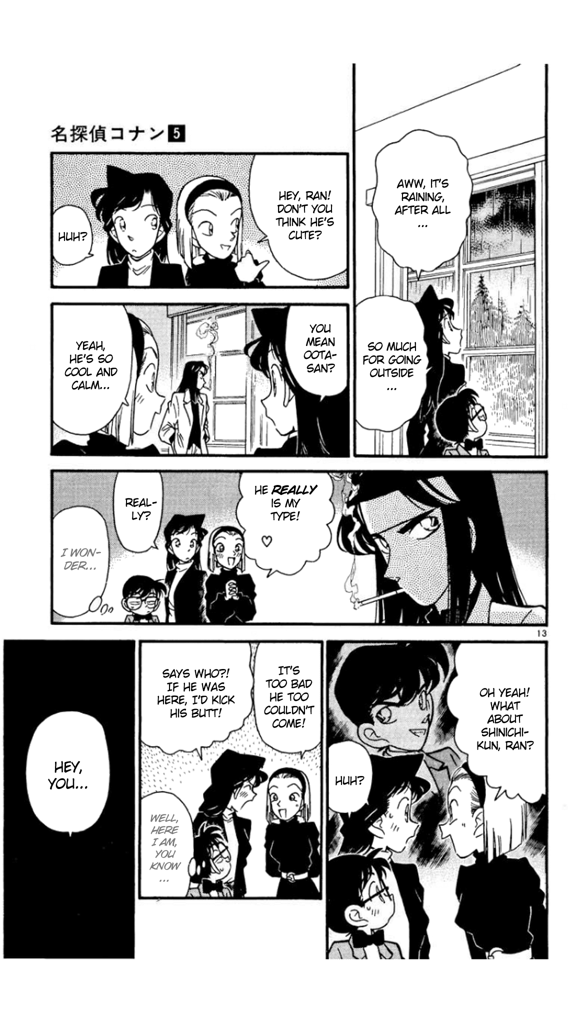 Detective Conan Chapter 40 page 13 - Chapter 40: The Mysterious Man...in Bandages