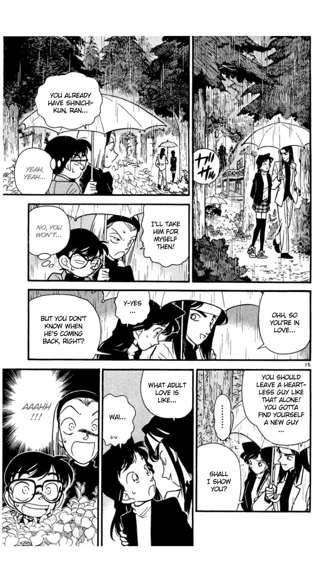 Detective Conan Chapter 40 page 15 - Chapter 40: The Mysterious Man...in Bandages