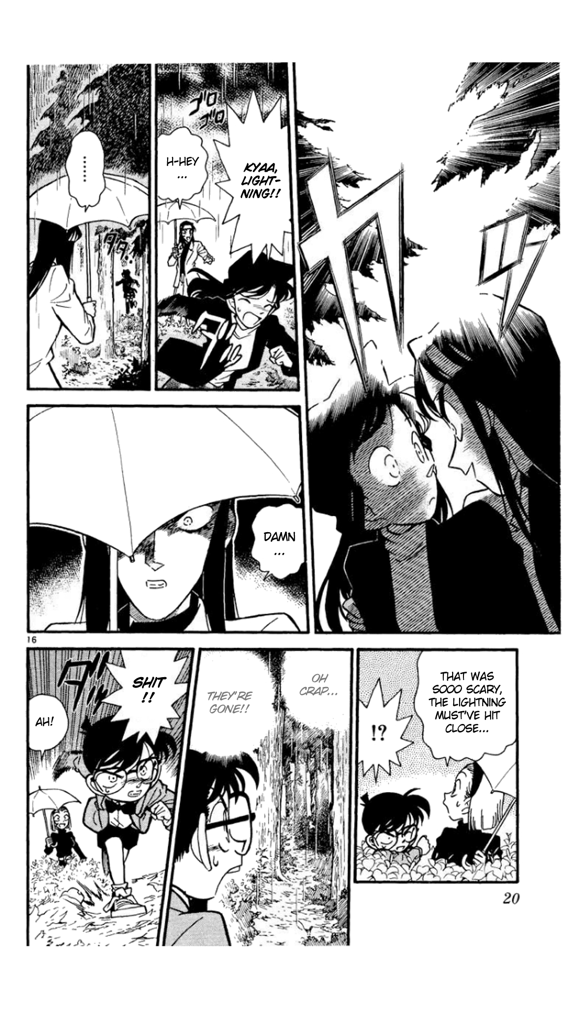 Detective Conan Chapter 40 page 16 - Chapter 40: The Mysterious Man...in Bandages