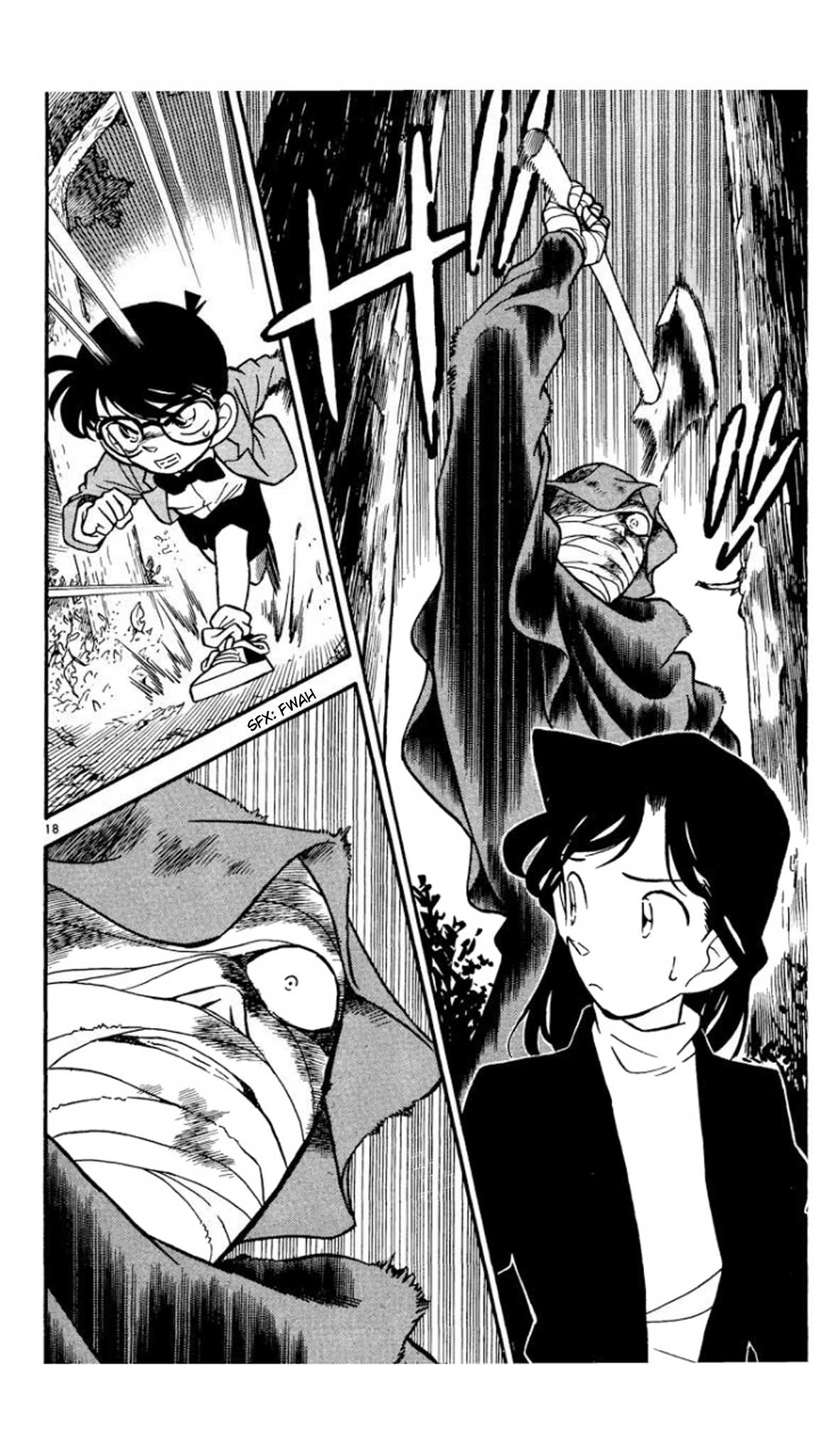 Detective Conan Chapter 40 page 18 - Chapter 40: The Mysterious Man...in Bandages