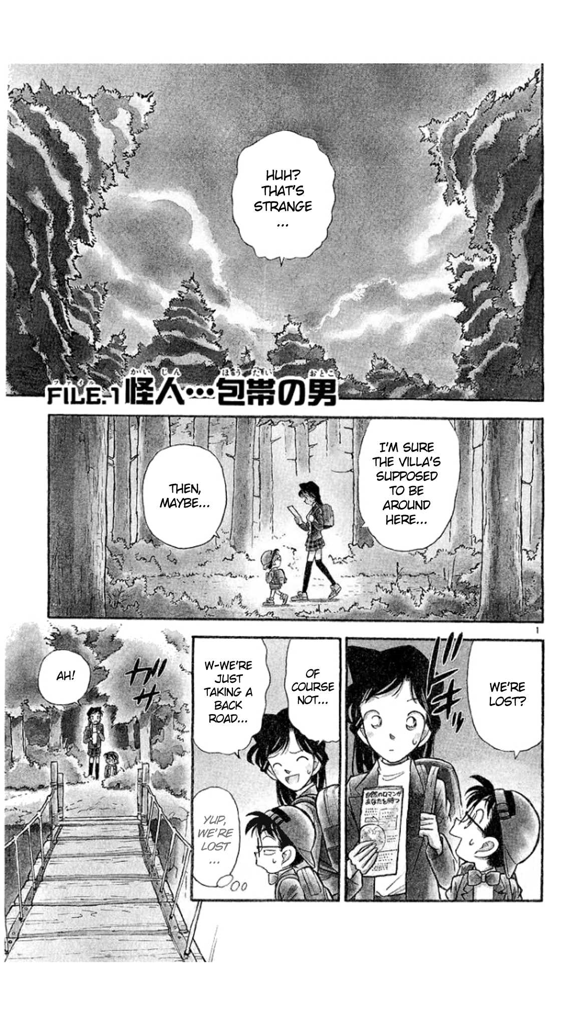 Detective Conan Chapter 40 page 2 - Chapter 40: The Mysterious Man...in Bandages
