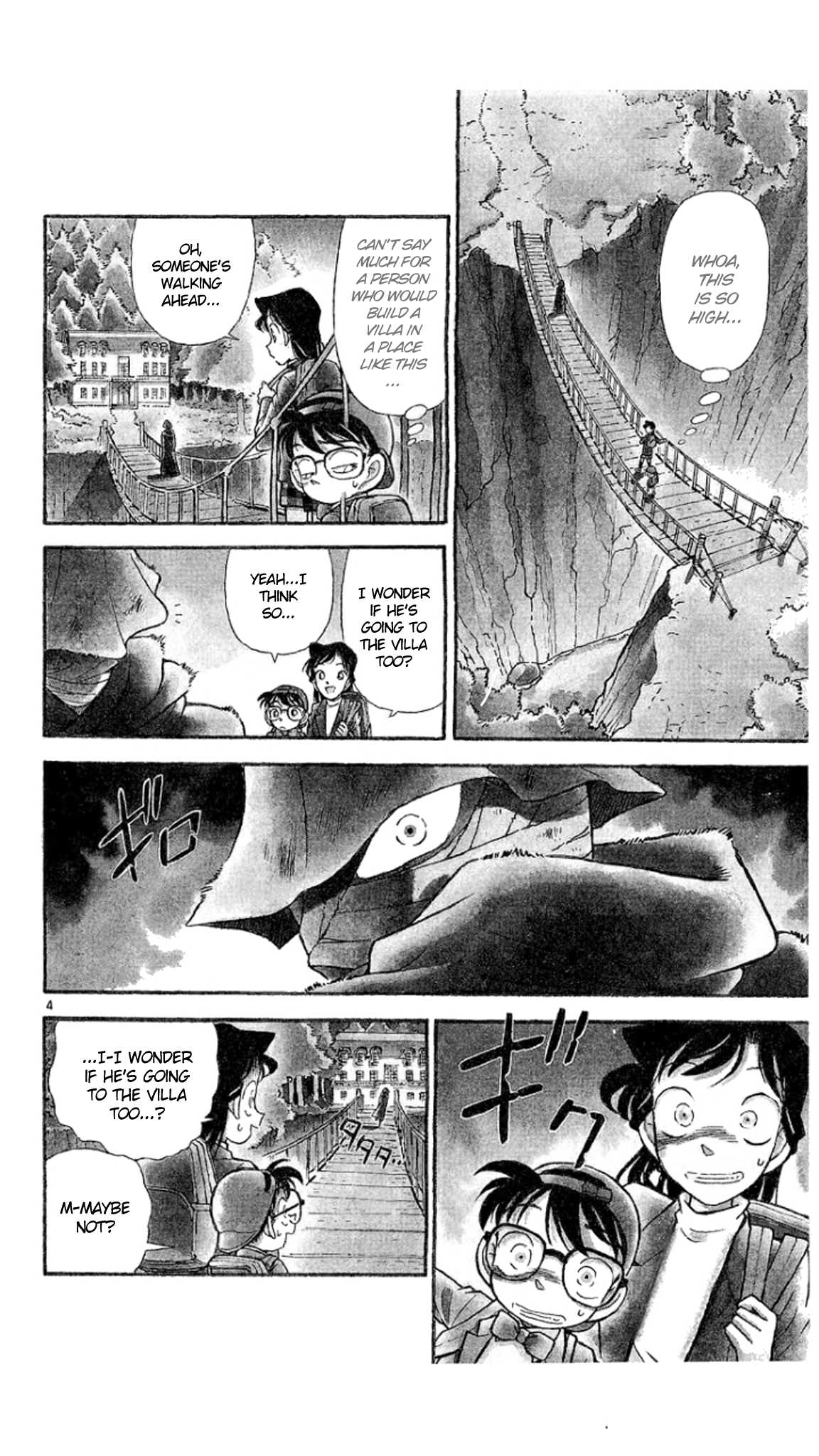 Detective Conan Chapter 40 page 4 - Chapter 40: The Mysterious Man...in Bandages