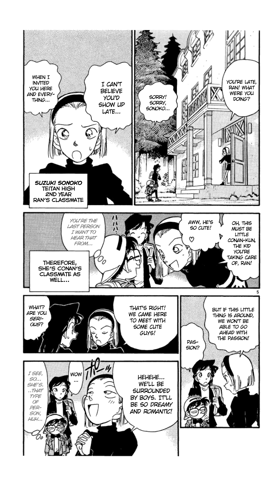Detective Conan Chapter 40 page 5 - Chapter 40: The Mysterious Man...in Bandages