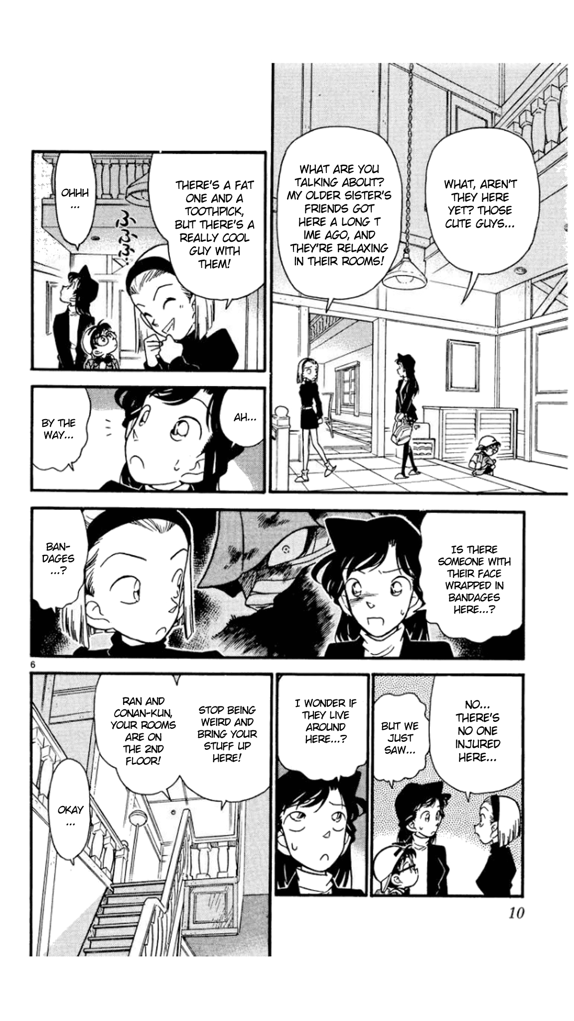 Detective Conan Chapter 40 page 6 - Chapter 40: The Mysterious Man...in Bandages