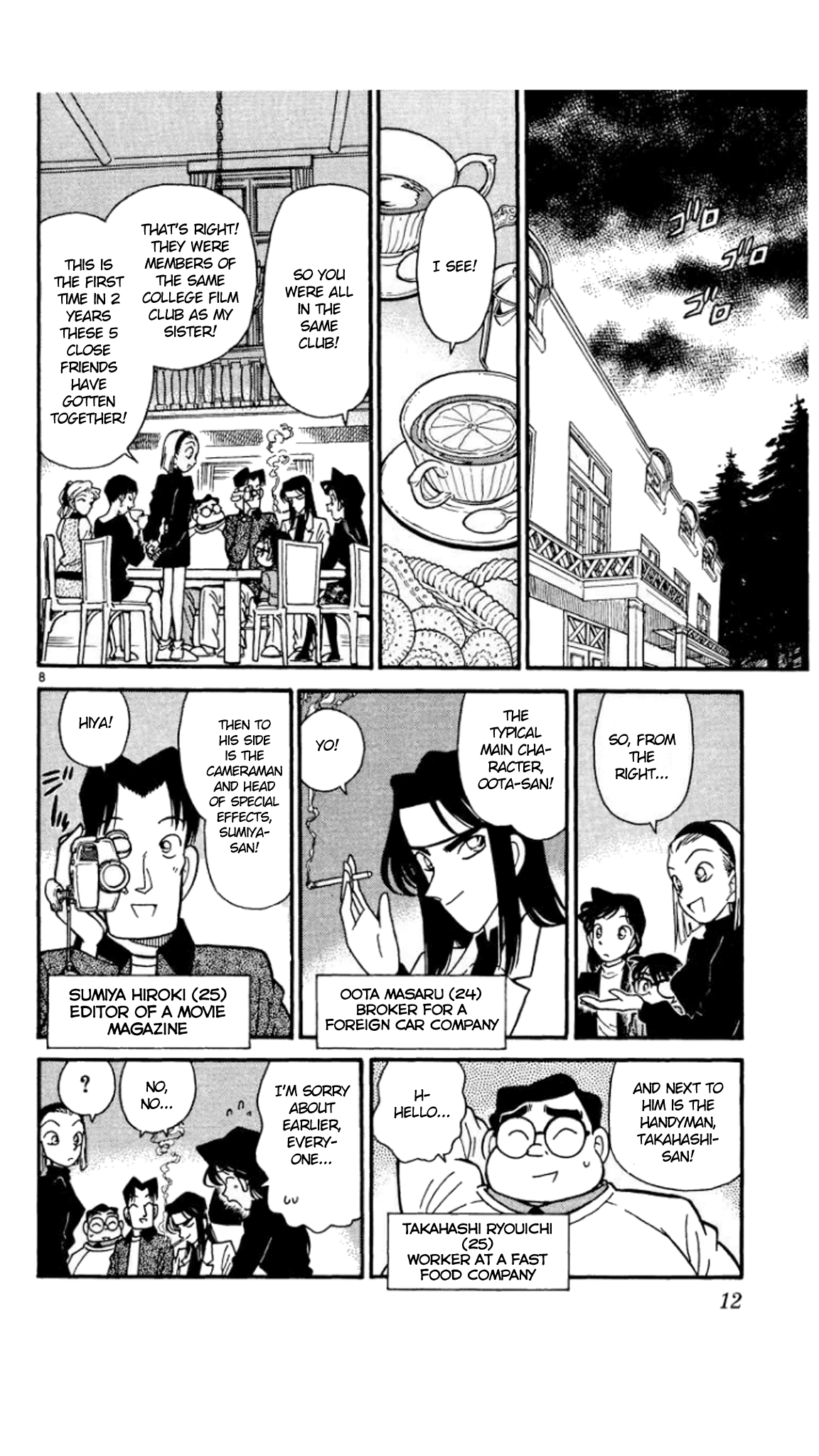 Detective Conan Chapter 40 page 8 - Chapter 40: The Mysterious Man...in Bandages