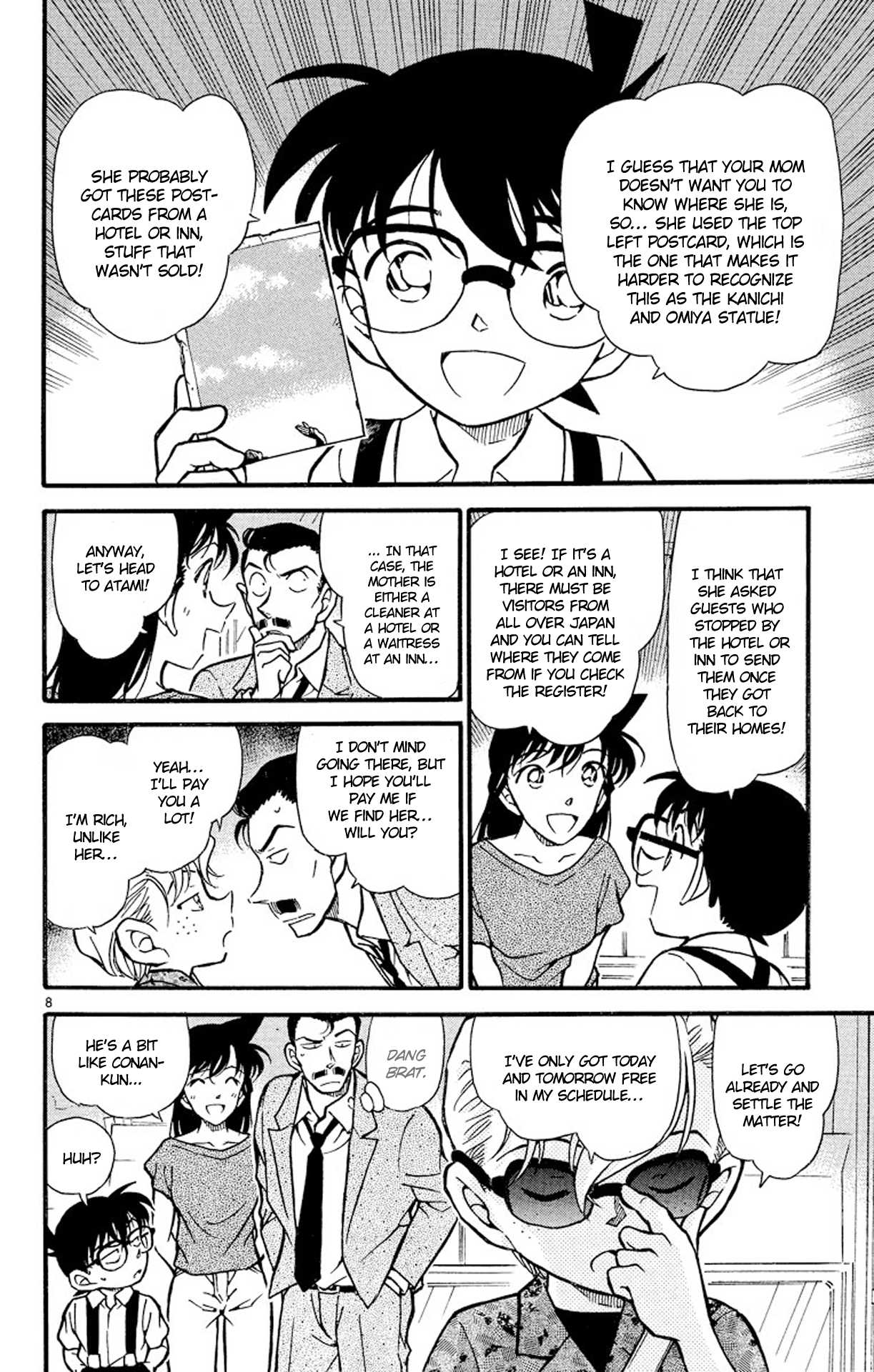 Detective Conan Chapter 401 page 9 - Chapter 401: A Small Client