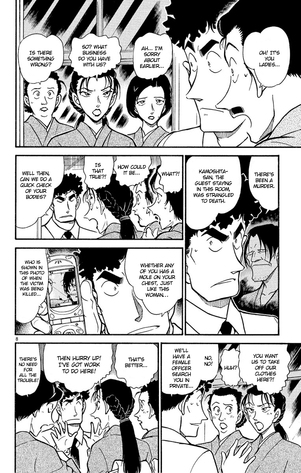 Detective Conan Chapter 402 page 9 - Chapter 402: A Woman with a Mole