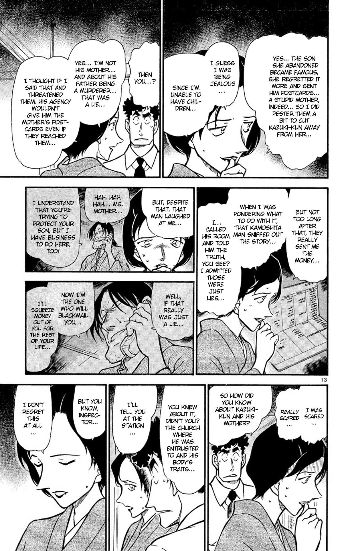 Detective Conan Chapter 403 page 14 - Chapter 403: The Red Mole...?!
