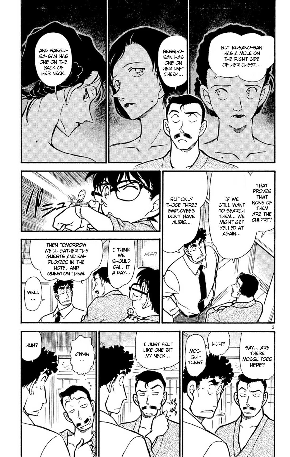 Detective Conan Chapter 403 page 4 - Chapter 403: The Red Mole...?!