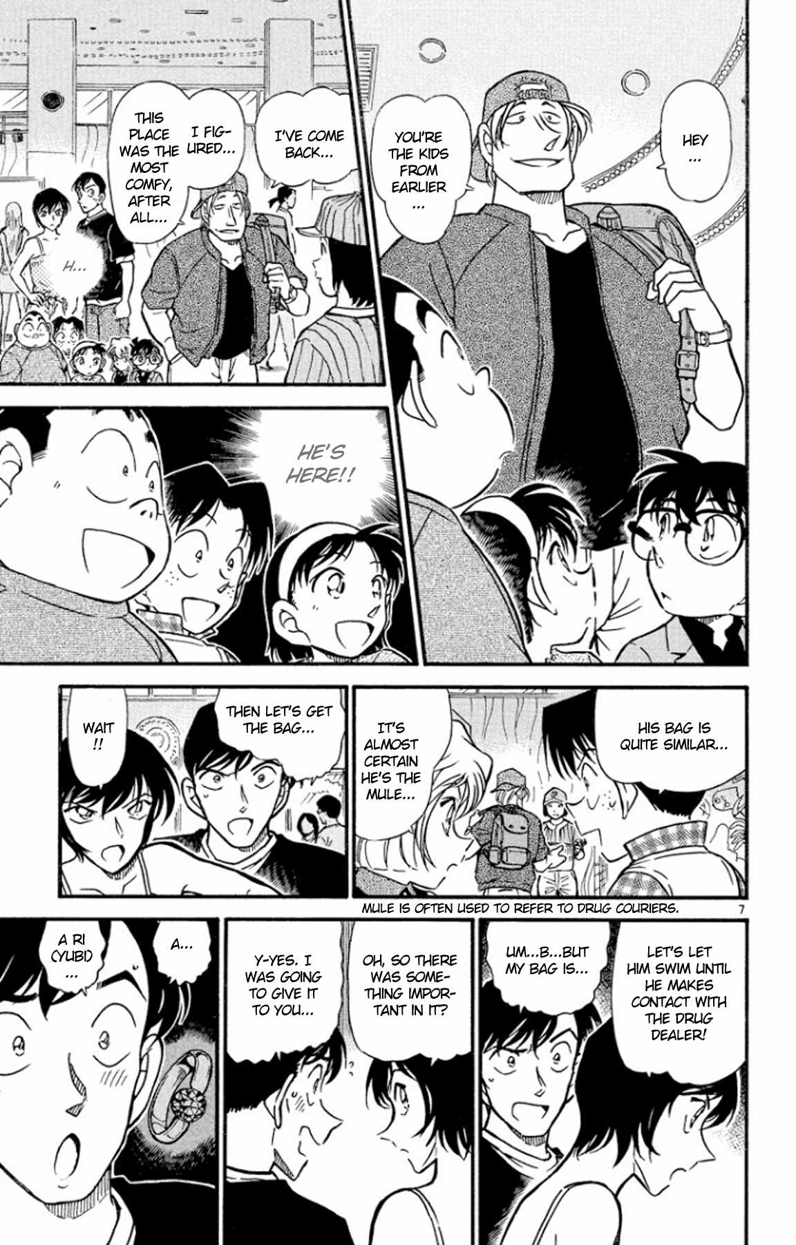 Detective Conan Chapter 406 page 8 - Chapter 406: An Irregular, Big Catch